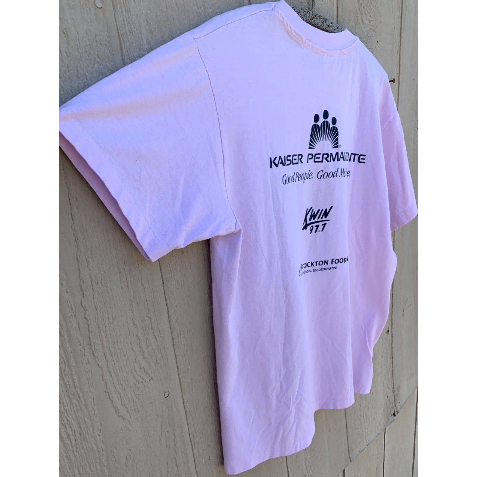 Hanes VINTAGE Hanes Asparagus Fun Run 1994 T Shirt Pink L Men Short Sleeve Graphic Tee 1990s Sportswear/Beach Size US L / EU 52-54 / 3 - 6 Thumbnail
