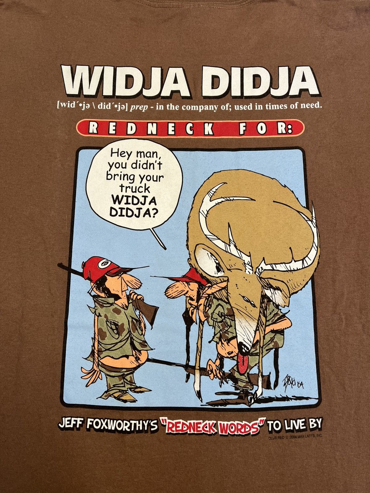 Gildan Vintage Jeff Foxworthy Redneck Words To Live By Tour T Shirt Size US L / EU 52-54 / 3 - 2 Thumbnail