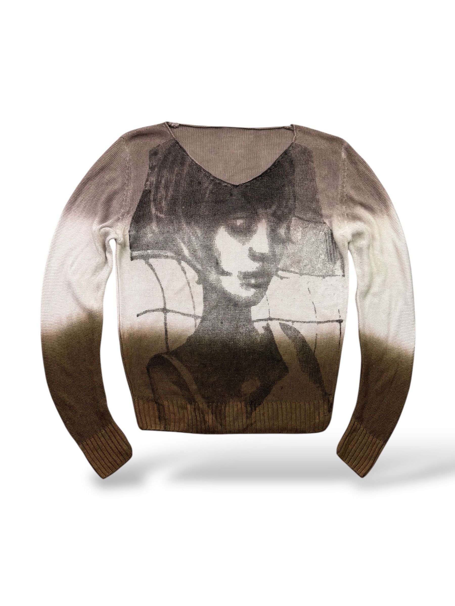 Japanese Brand Vintage Printed Sweater W365V9 Size M / US 6-8 / IT 42-44 - 1 Thumbnail