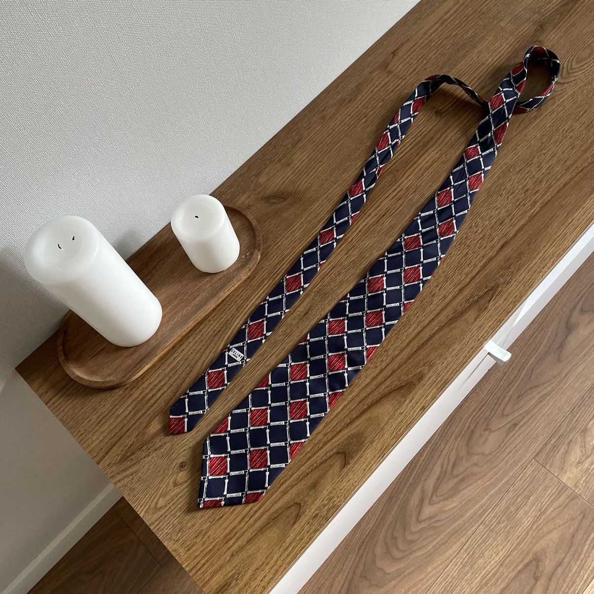 Celine Vintage Celine Paris Tie Silk Old Money Style USA 00s Size ONE SIZE - 1 Thumbnail