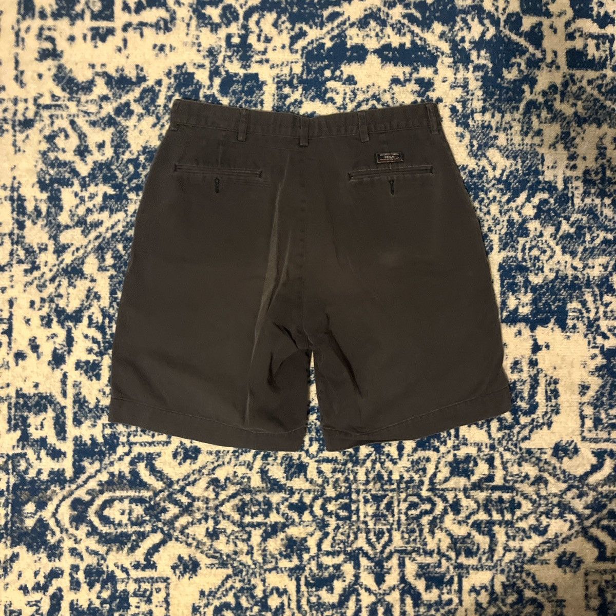 Polo Ralph Lauren Vintage Polo Ralph Lauren Prospect Chino Shorts Gray 34 Size US 34 / EU 50 - 2 Thumbnail