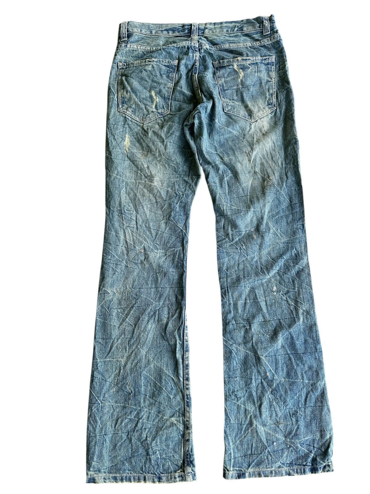 Japanese Brand Flare 🎌💥 Nylaus Clothing Bootcut BlueWashed 🎌💥 Size US 32 / EU 48 - 7 Thumbnail