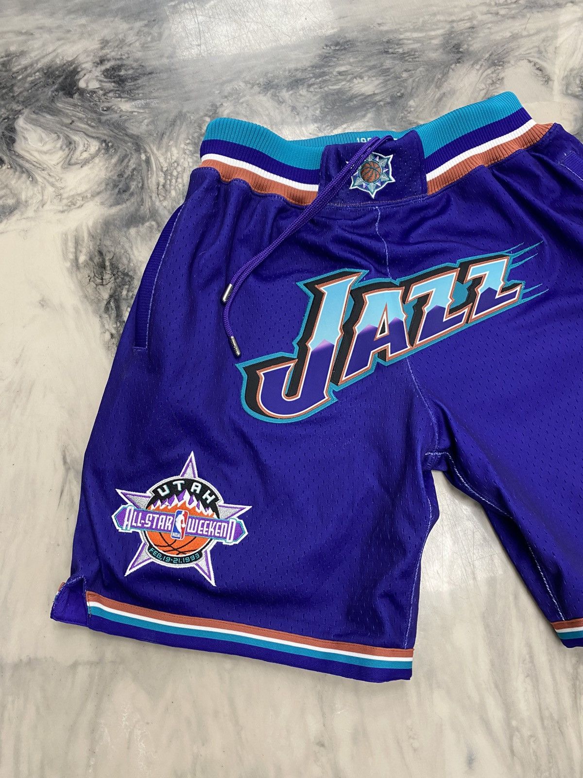 Just Don Just Don Utah jazz shorts purple road small authentic Size US 30 / EU 46 - 4 Thumbnail