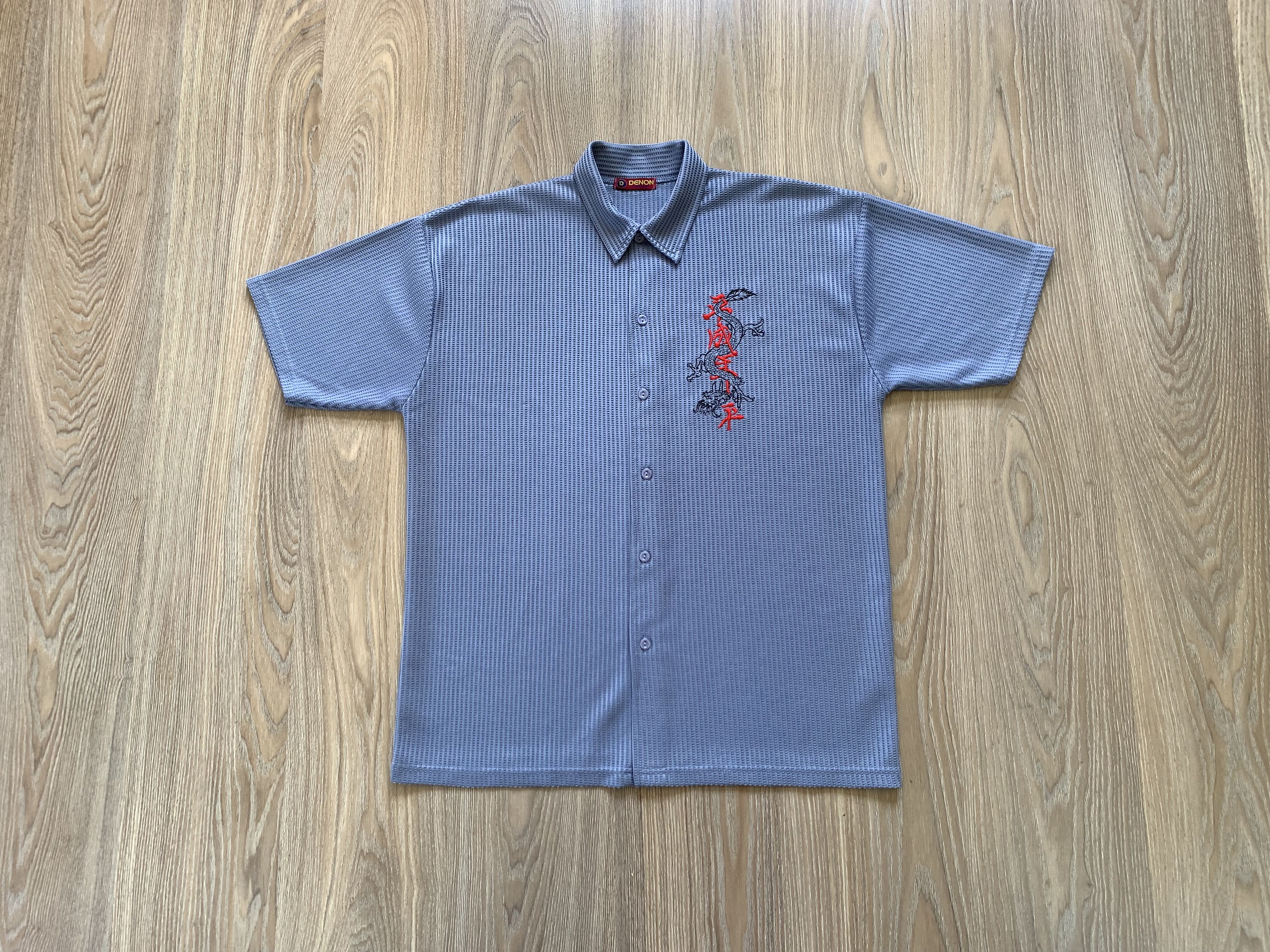 Japanese Brand × Vintage Denon Casuals Light Blue Japan Style Shirt Size US M / EU 48-50 / 2 - 1 Thumbnail