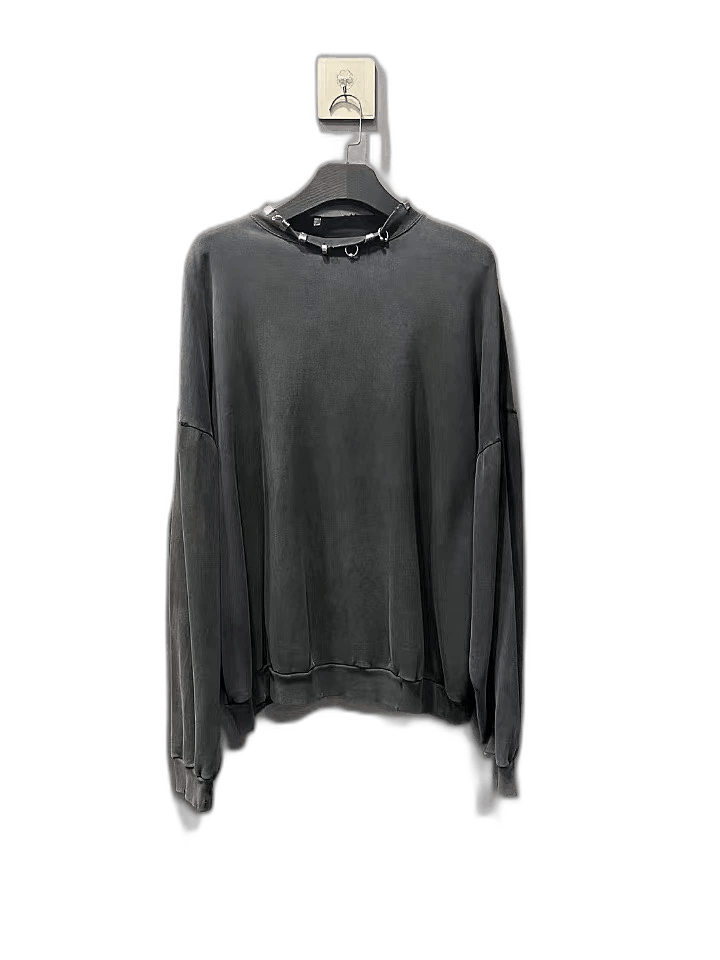 Balenciaga Balenciaga Logo Washed Sweatshirt Size US L / EU 52-54 / 3 - 1 Thumbnail