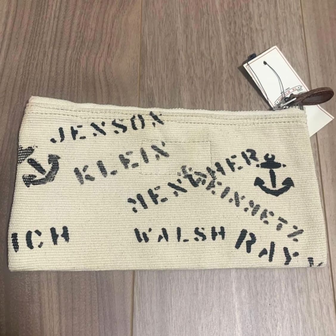 Ralph Lauren RRL Ralph Lauren Pouch Zip Canvas Unisex New with Tag 12×22cm Ivory Bag - 12×22cm Casual Size ONE SIZE - 2 Thumbnail