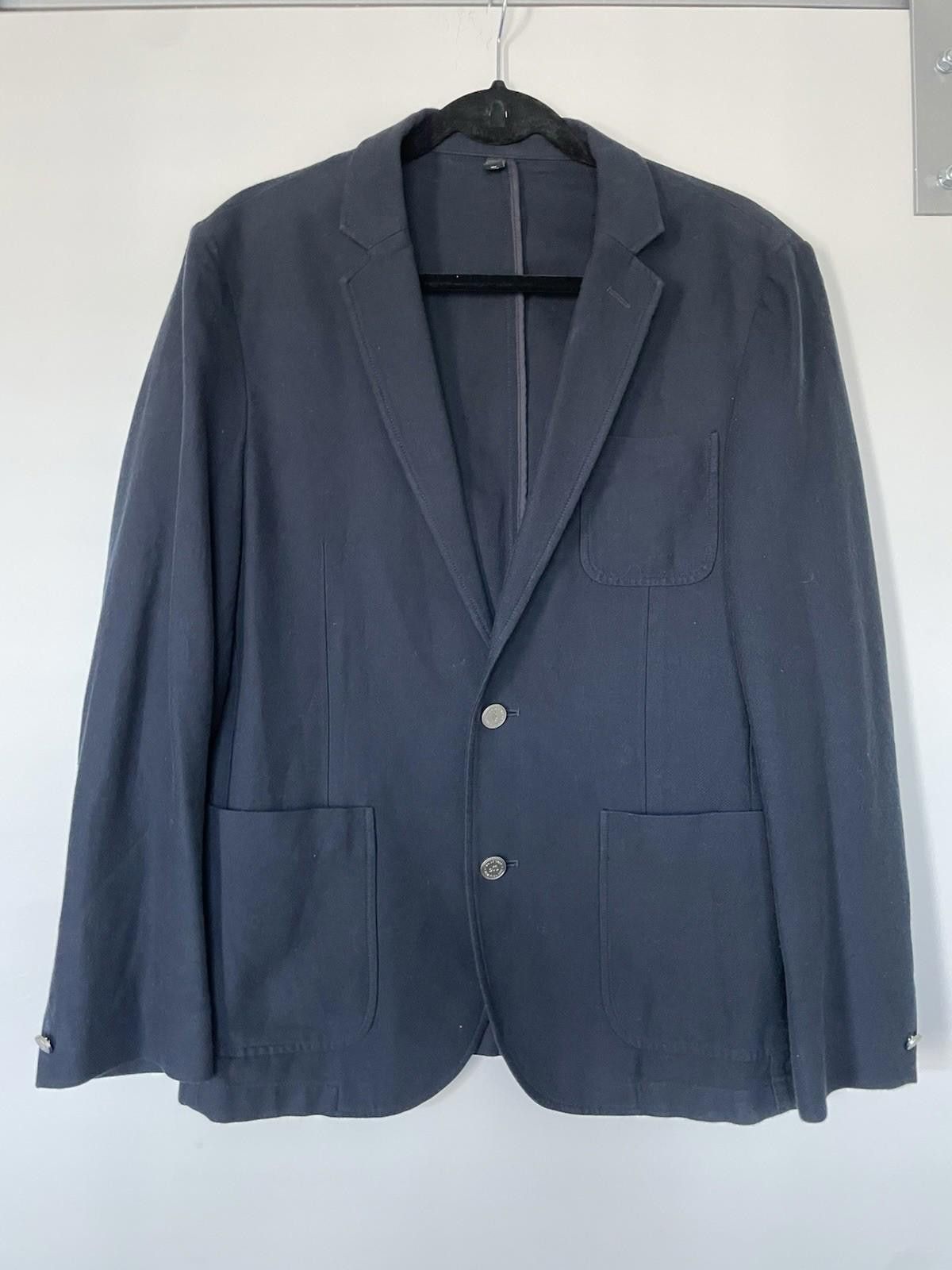 Bonobos Bonobos Maide M Navy Pique Cotton Golf Blazer Jacket Size 38R - 1 Thumbnail