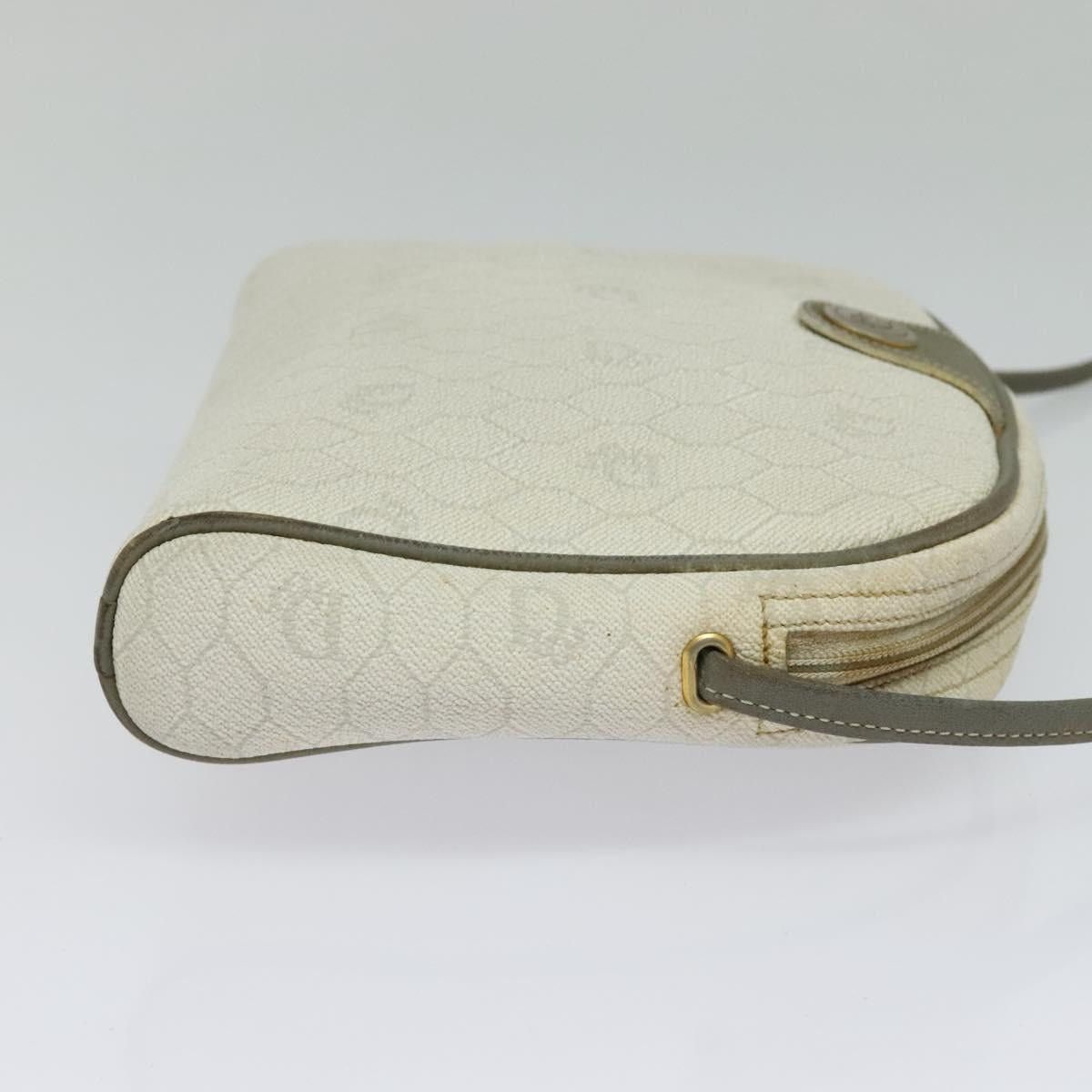 Dior DIOR Honeycomb Canvas Shoulder Bag Pvc White Gold Size ONE SIZE - 5 Thumbnail