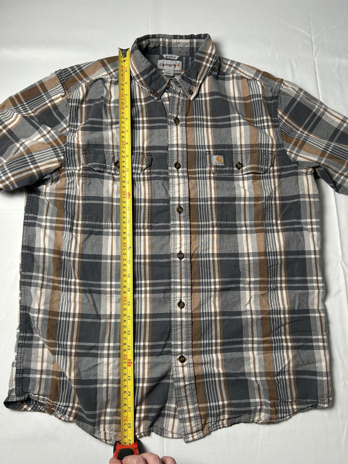 Carhartt Carhartt Pocket Shirt Heavyweight Overshirt Workwear Check Size US L / EU 52-54 / 3 - 6 Thumbnail