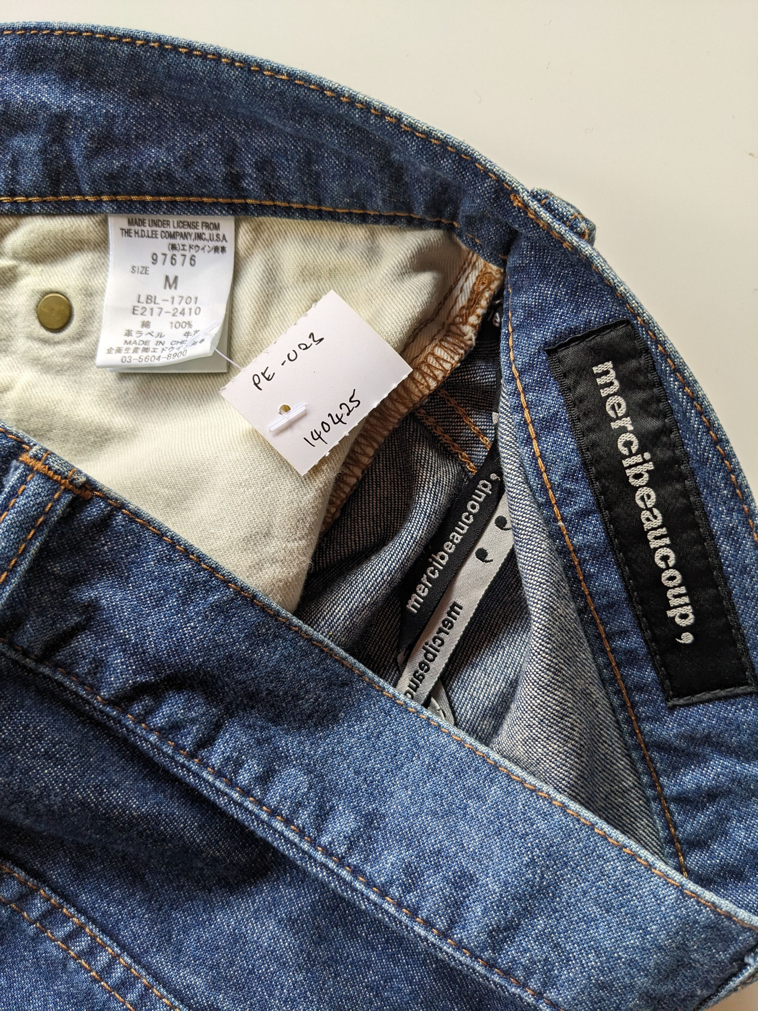 Issey Miyake × Lee Lee X Mercibeaucoup Issey Miyake High Rise Jeans Size US 31 - 7 Thumbnail