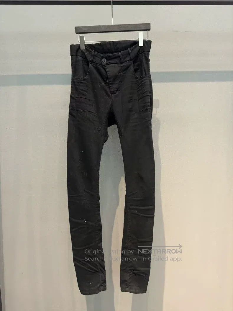 Boris Bidjan Saberi Size S Thread-pressing paint jeans.