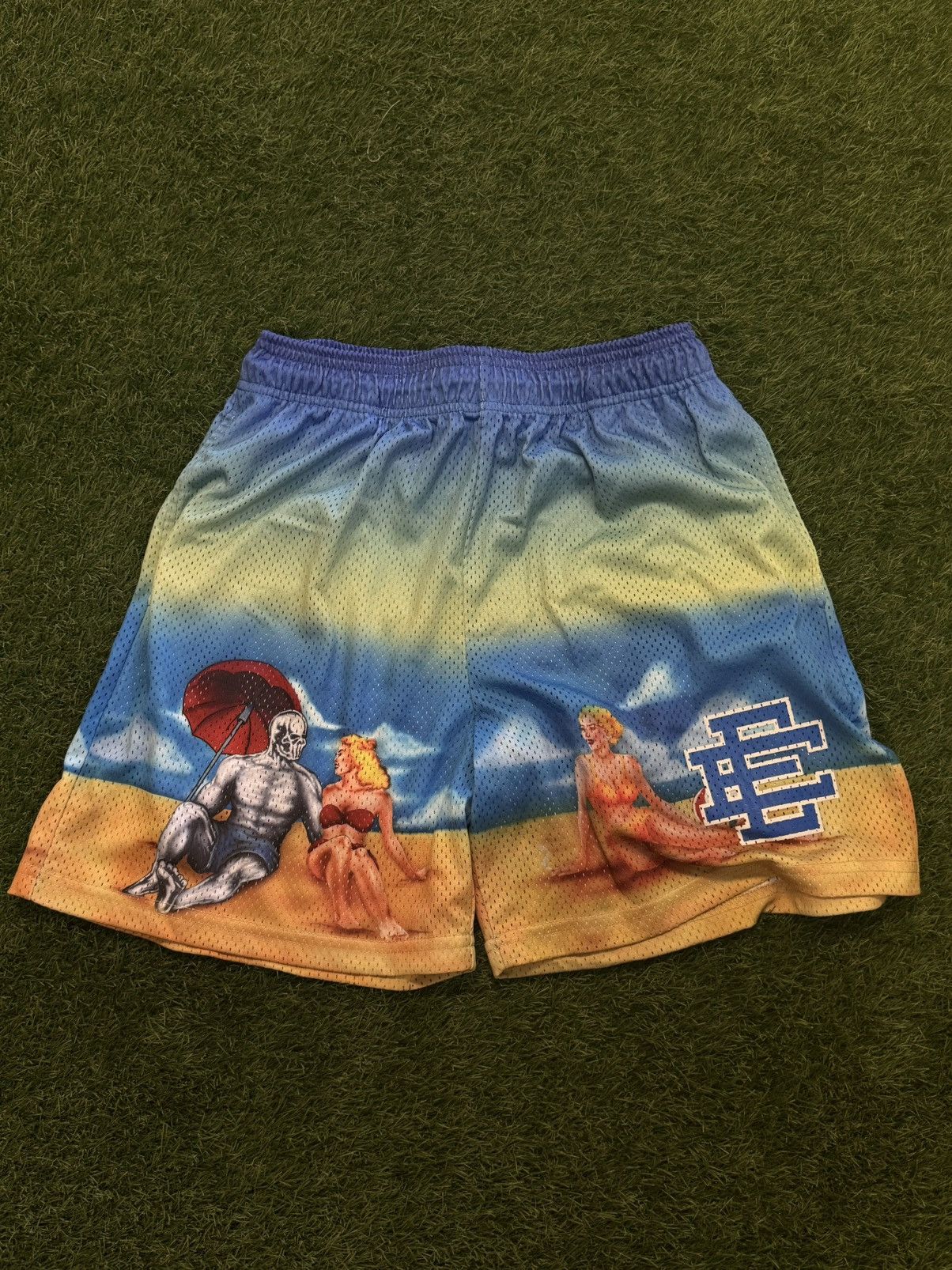 Eric Emanuel × Warren Lotas EE X Waren Lotas Mesh Shorts Size Medium NEW Size US 29 - 1 Thumbnail