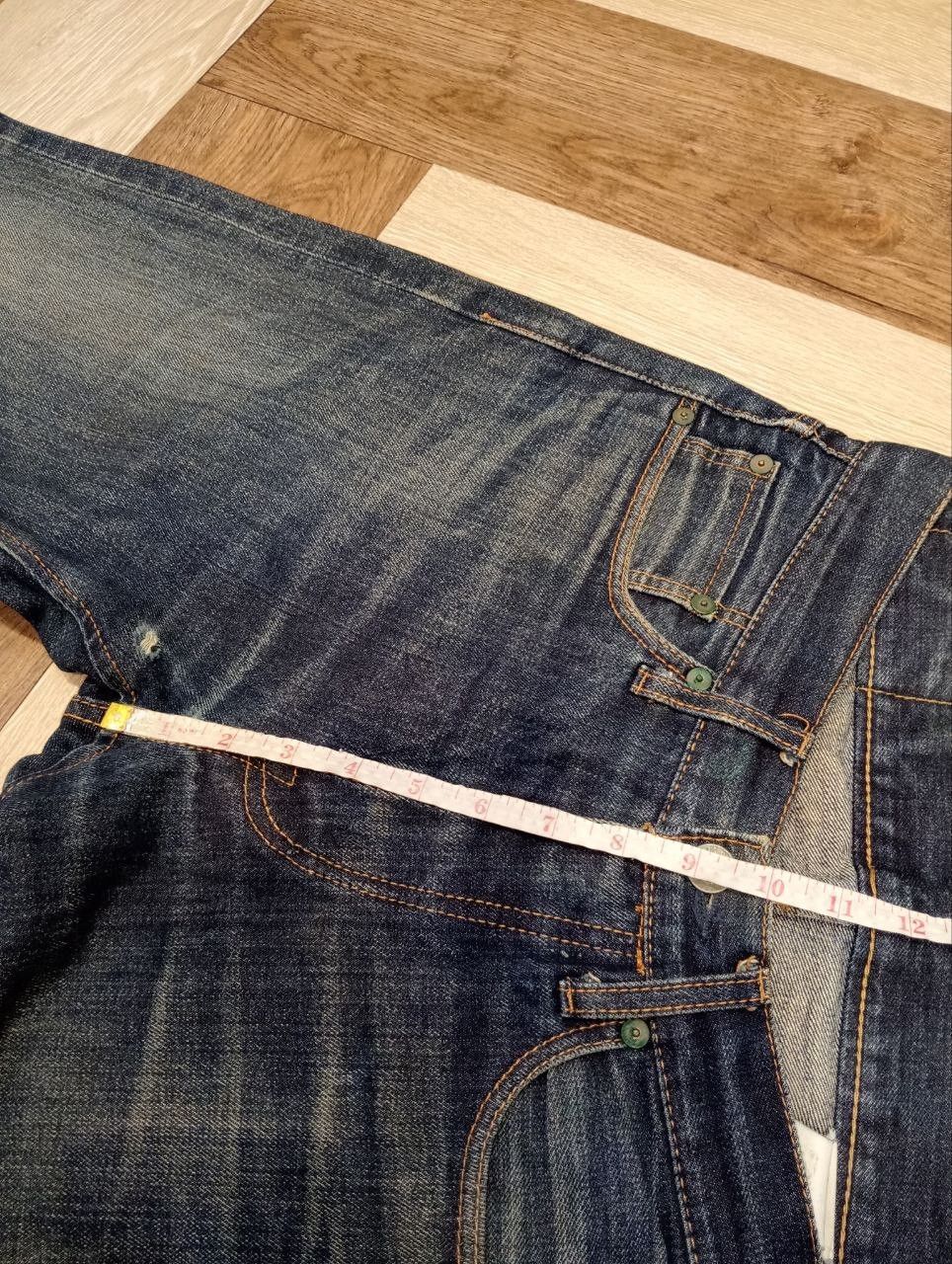 Toyo Enterprises CAT'S PAW TOYO ENTERPRISE BLUE DENIM SELVEDGE PANTS Size US 29 - 12 Thumbnail