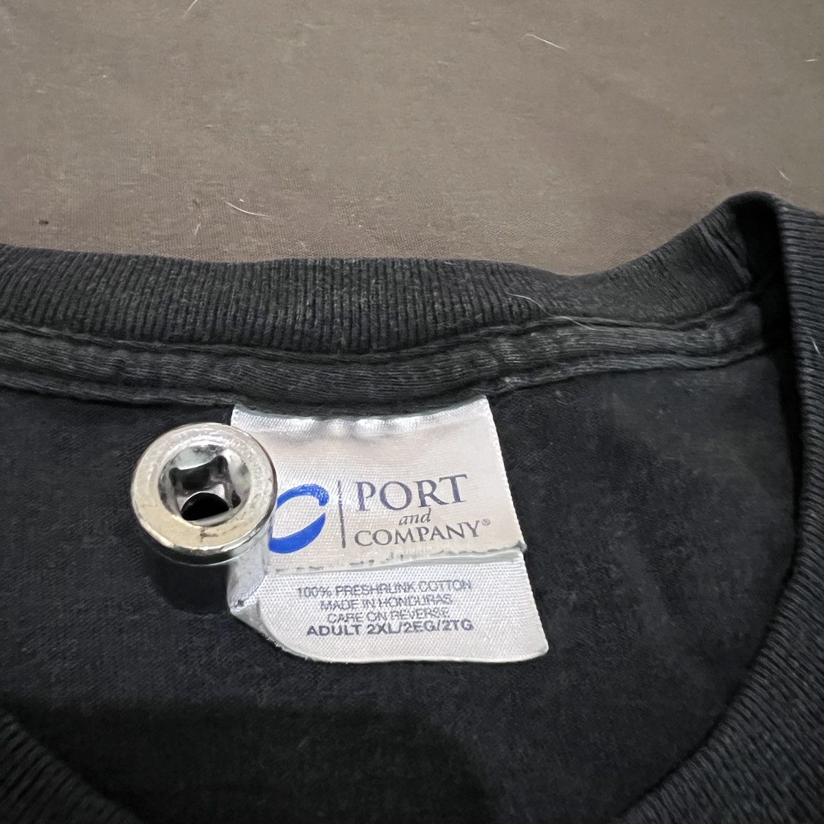 Vintage Vtg. English doesn't borrow from other languages Tee Faded Size US XXL / EU 58 / 5 - 4 Thumbnail