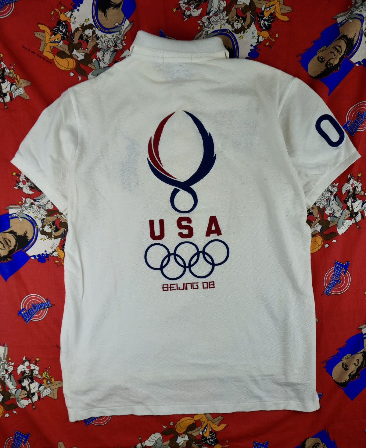 Polo Ralph Lauren Vtg 2008 polo ralph lauren Usa olympic team embroidered rare Size US L / EU 52-54 / 3 - 3 Thumbnail