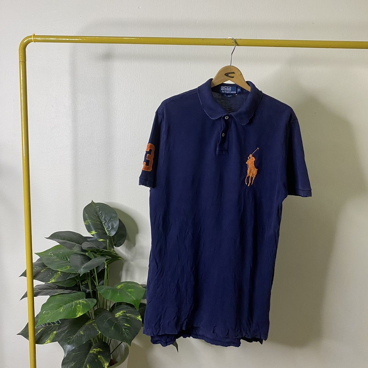 Polo Ralph Lauren Vintage Polo Ralph Lauren Embroidery Big Pony Polo Tee Size US M / EU 48-50 / 2 - 1 Thumbnail