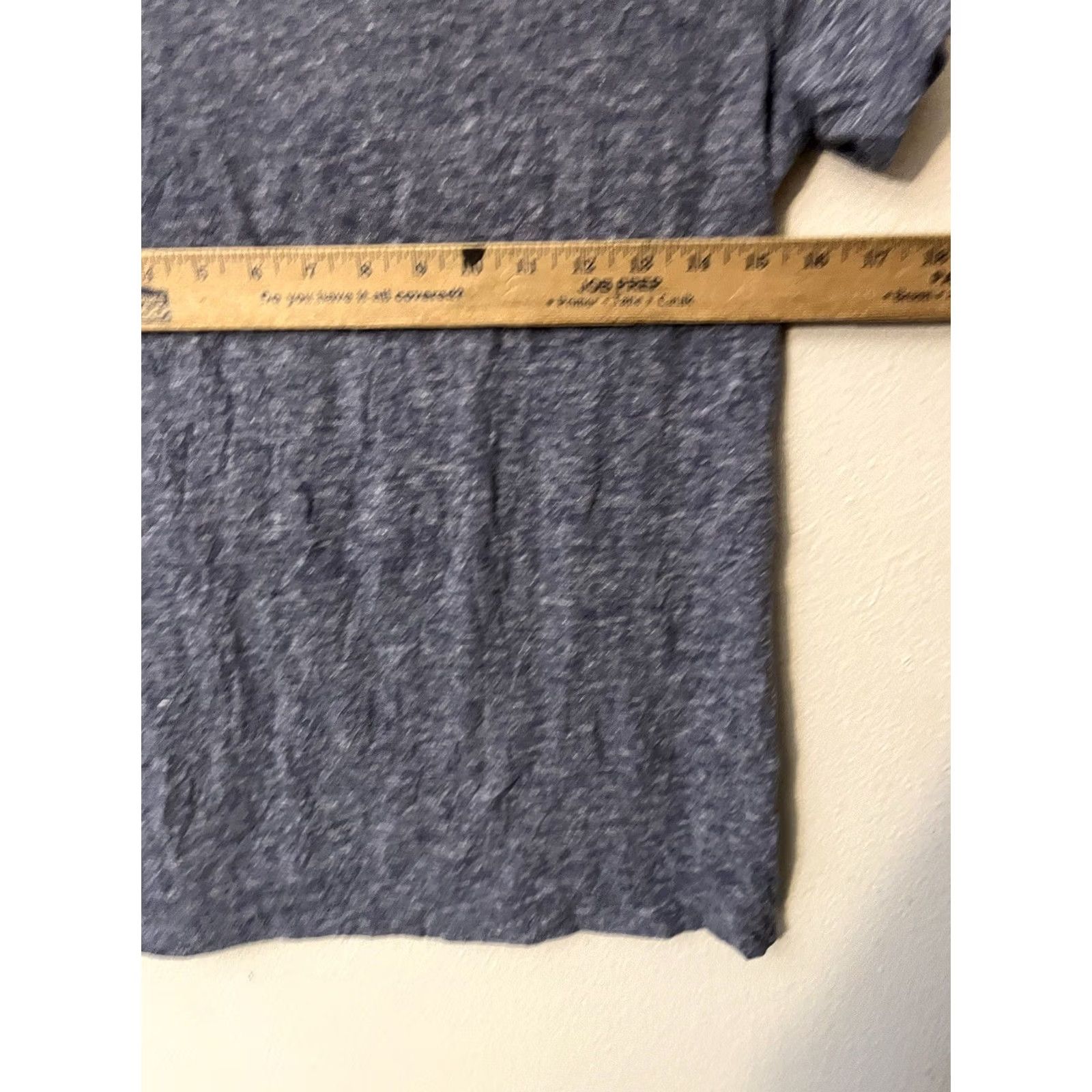 Old Navy Old Navy Shirt Womens Solid Blue Cotton V-Neck Short Sleeve Medium Size M / US 6-8 / IT 42-44 - 5 Thumbnail
