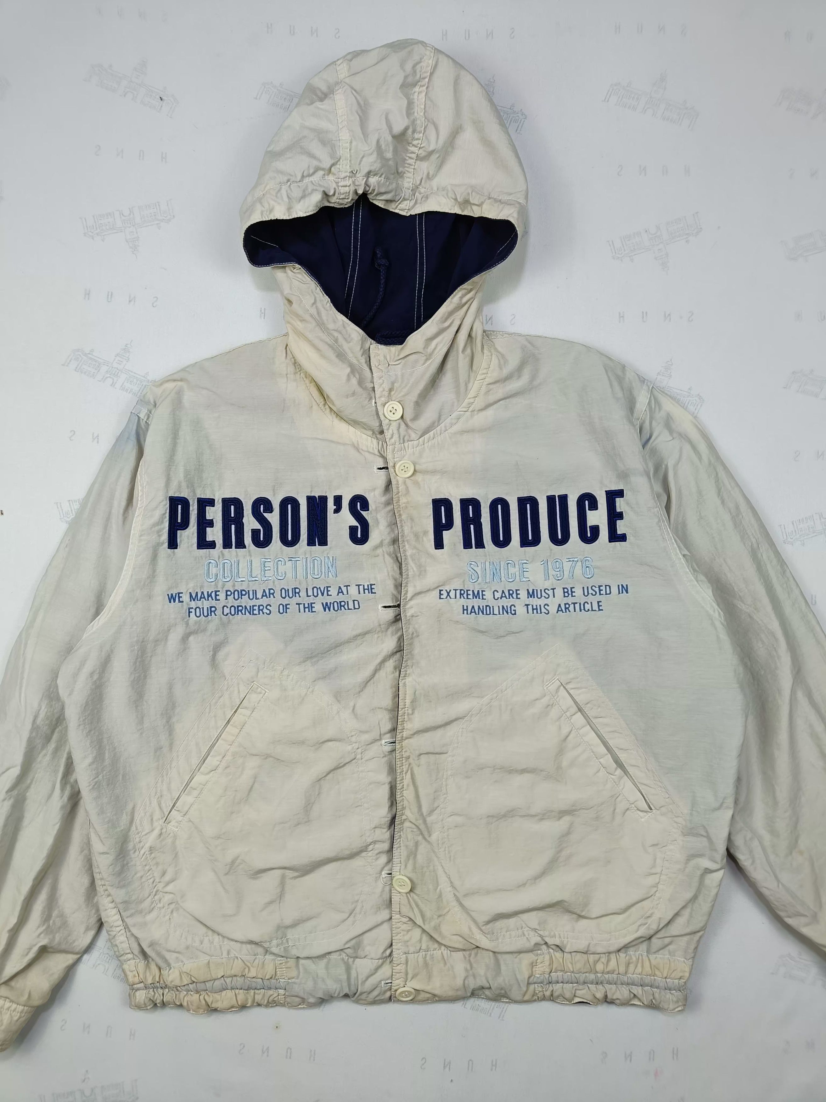 PERSON'S PERSON'S COLLECTION REVERSIBLE SPELL OUT JACKET Size US L / EU 52-54 / 3 - 6 Thumbnail