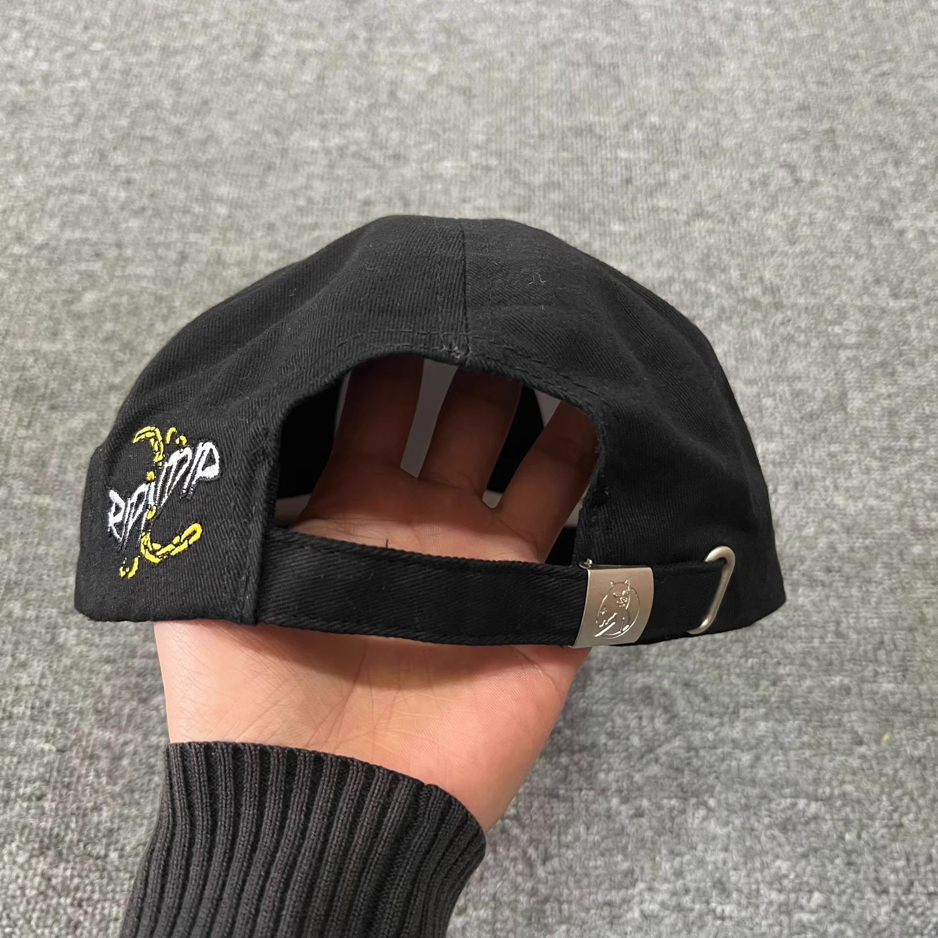 RIPNDIP Ripndip Hell Cerberus Cat Embroidered Baseball Cap Q7 Size ONE SIZE - 5 Thumbnail