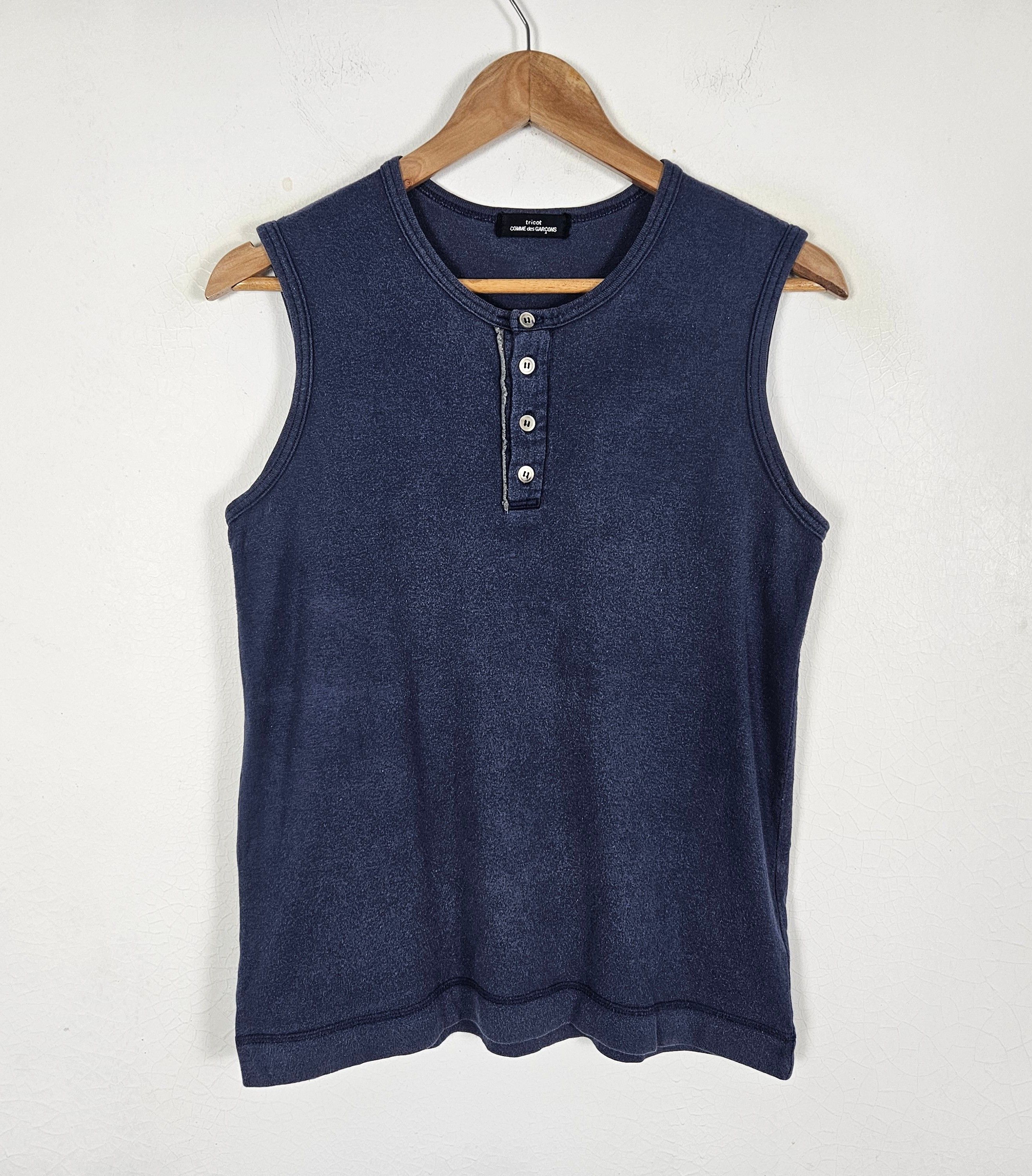 Comme des Garcons Tricot Comme des Garcons CDG tank shirt Size S / US 4 / IT 40 - 2 Thumbnail