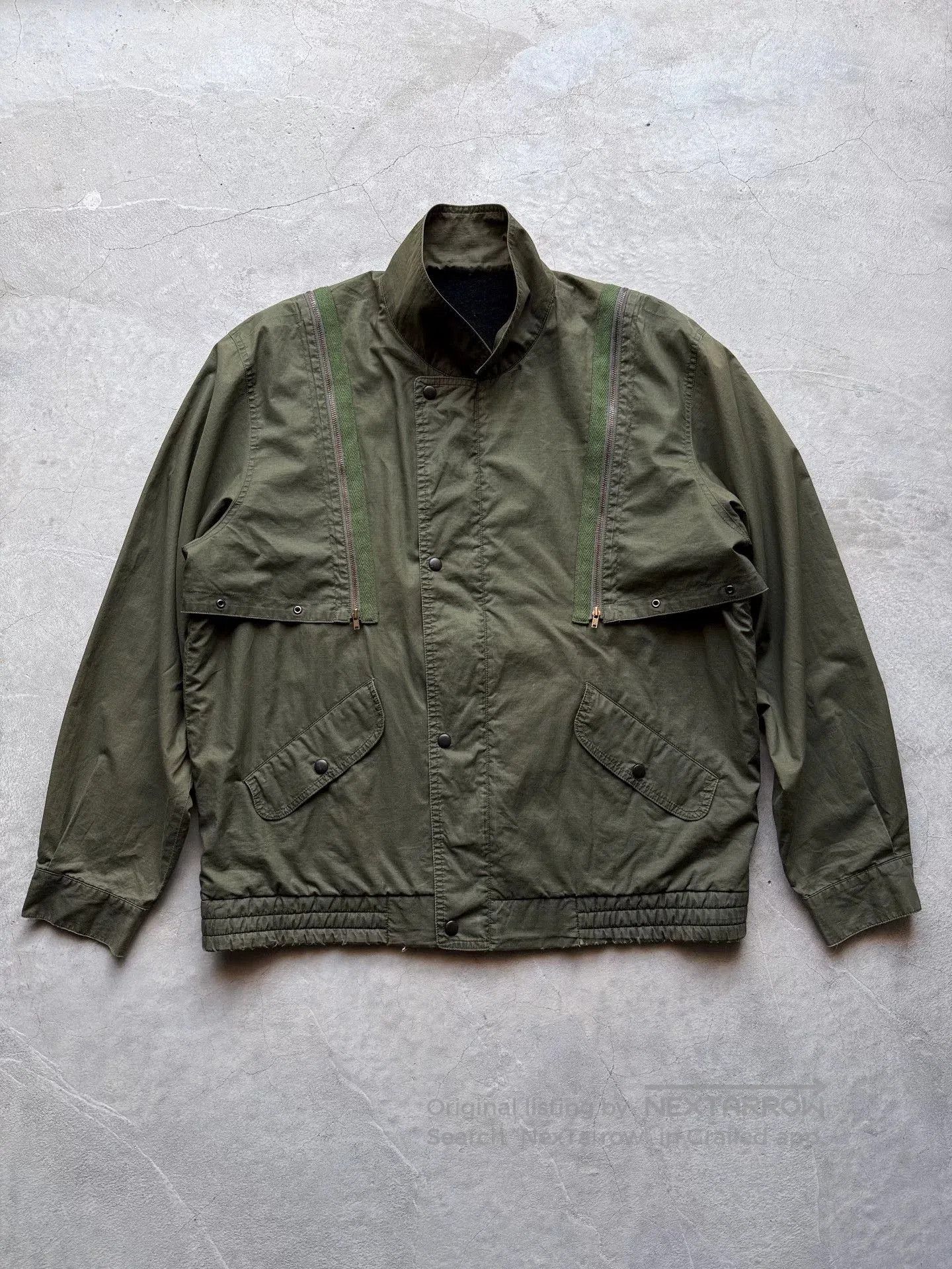 Vintage Vintage 90s Deconstructed Military Jacket. Size US L / EU 52-54 / 3 - 1 Thumbnail