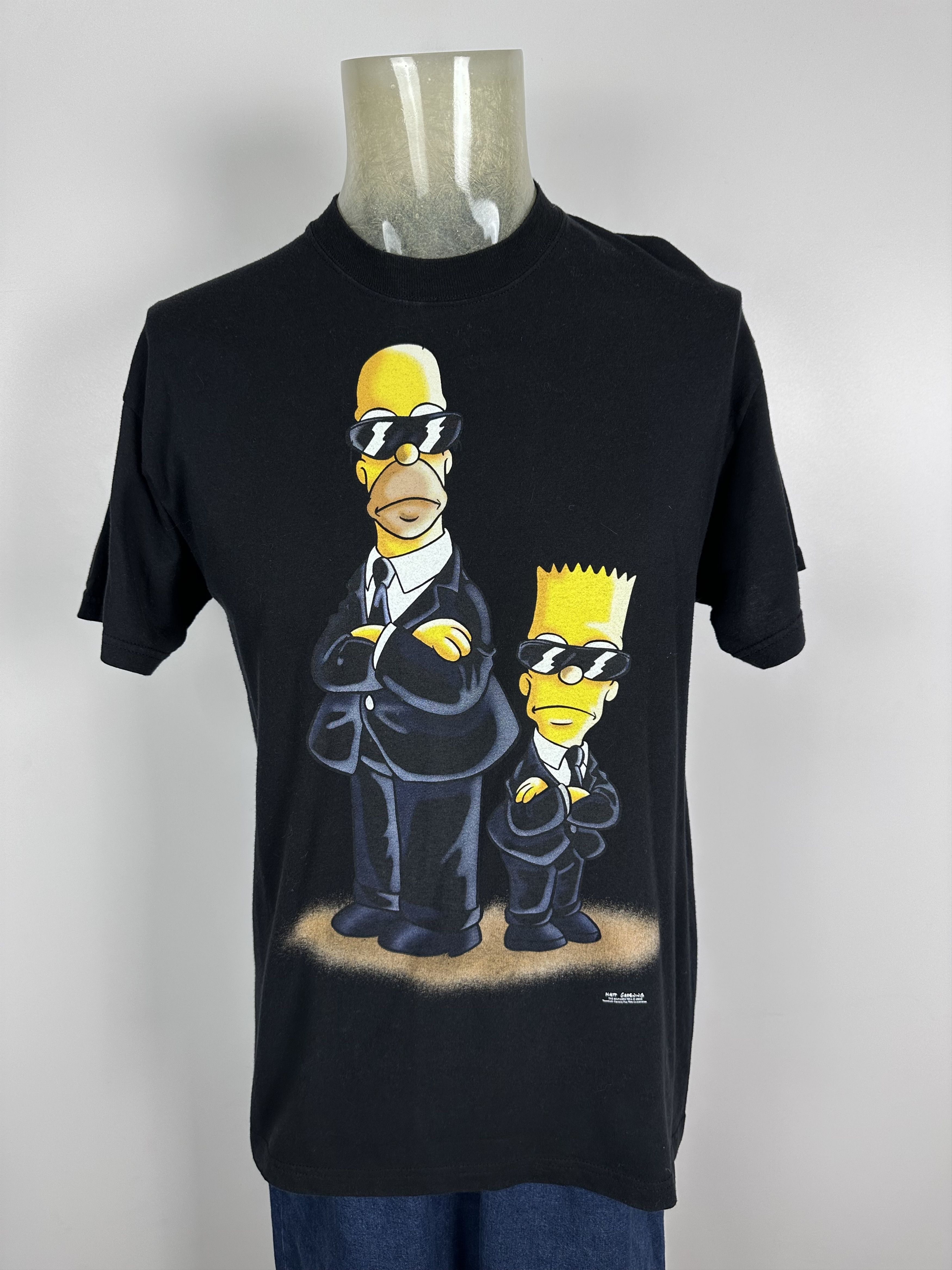 The Simpsons × Vintage The Simpsons Men in Black 2000 Vintage Black T-shirt Size L Size US L / EU 52-54 / 3 - 1 Thumbnail