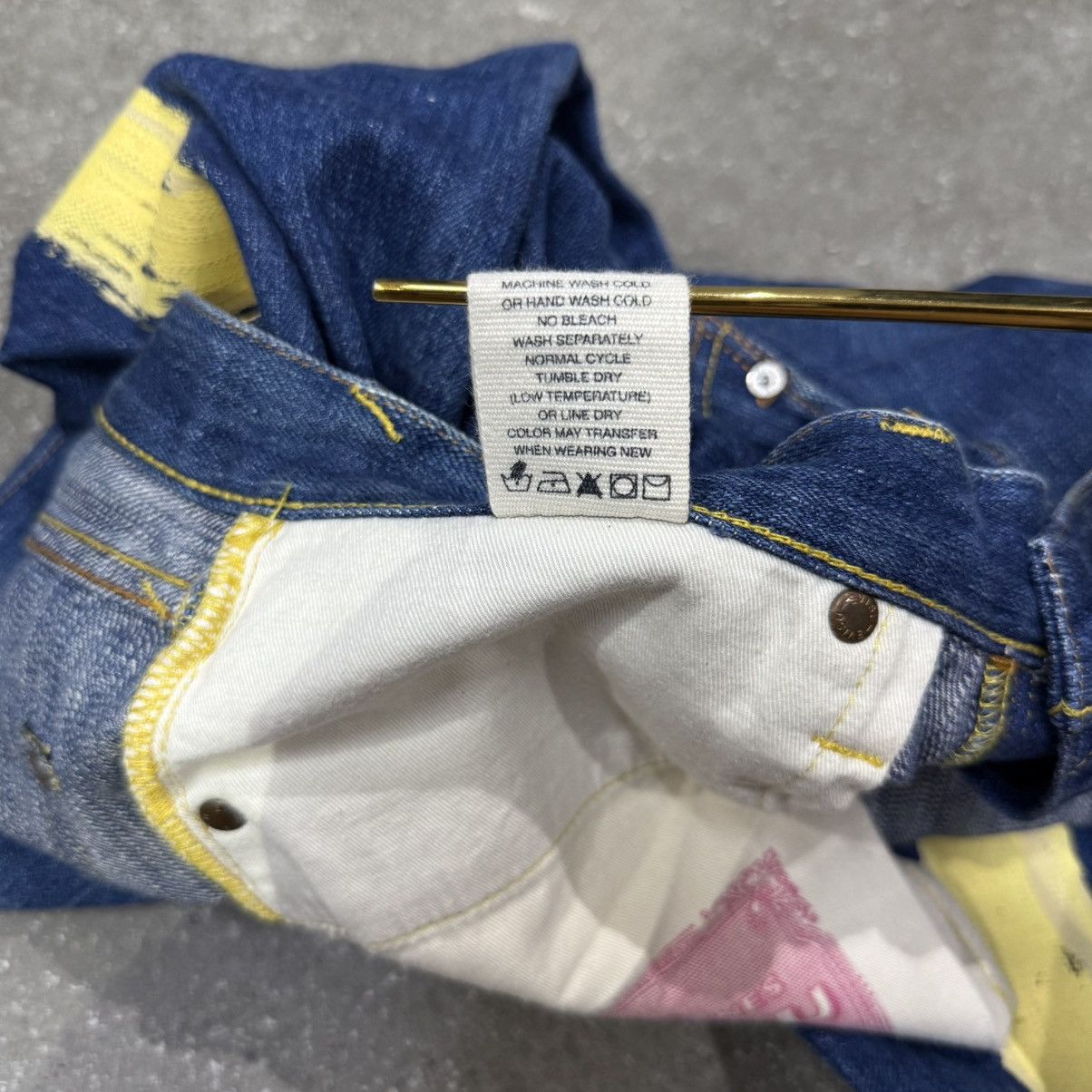 Evisu EVISU Lot 0001 Hand-Painted Seagull Denim Size US 36 / EU 52 - 9 Thumbnail