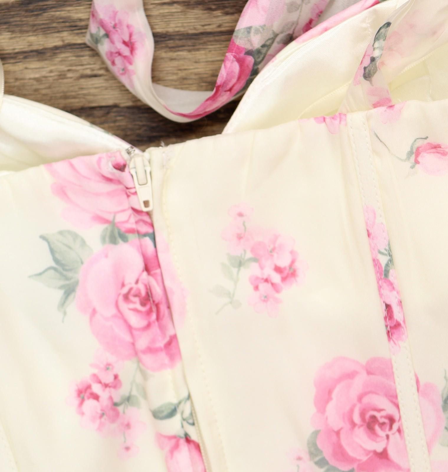 Other Nwt B. Darlin Two Straps Ball Gown Dress Off White / Pink 0 Size XS / US 0-2 / IT 36-38 - 10 Thumbnail