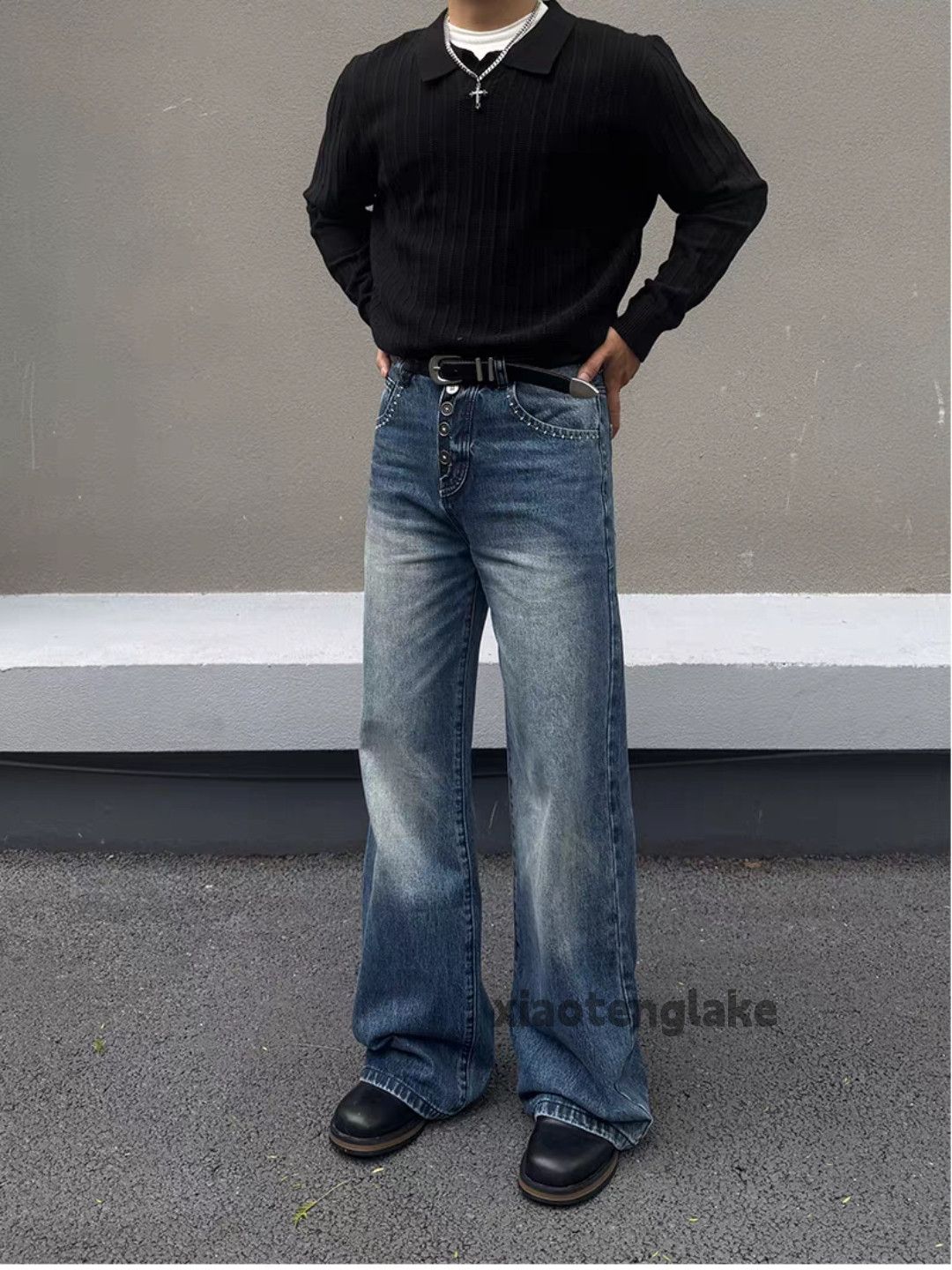 Jean ltx vintage washed faded cleanfit yuppie bootcut jeans Size US 28 / EU 44 - 3 Thumbnail
