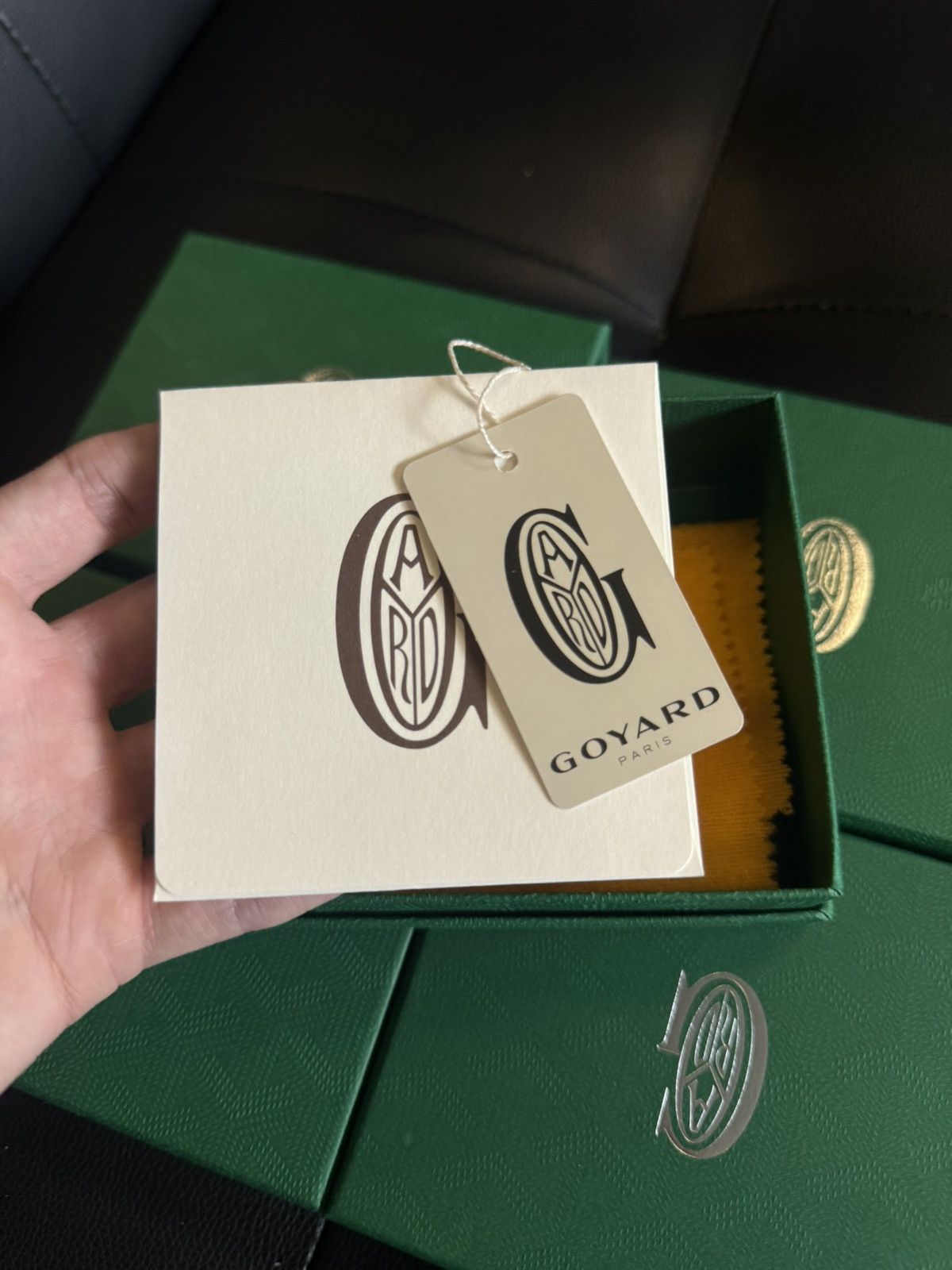 Goyard GOYARD Yellow Card Holder NEW W BOX Authentic Size ONE SIZE - 11 Thumbnail