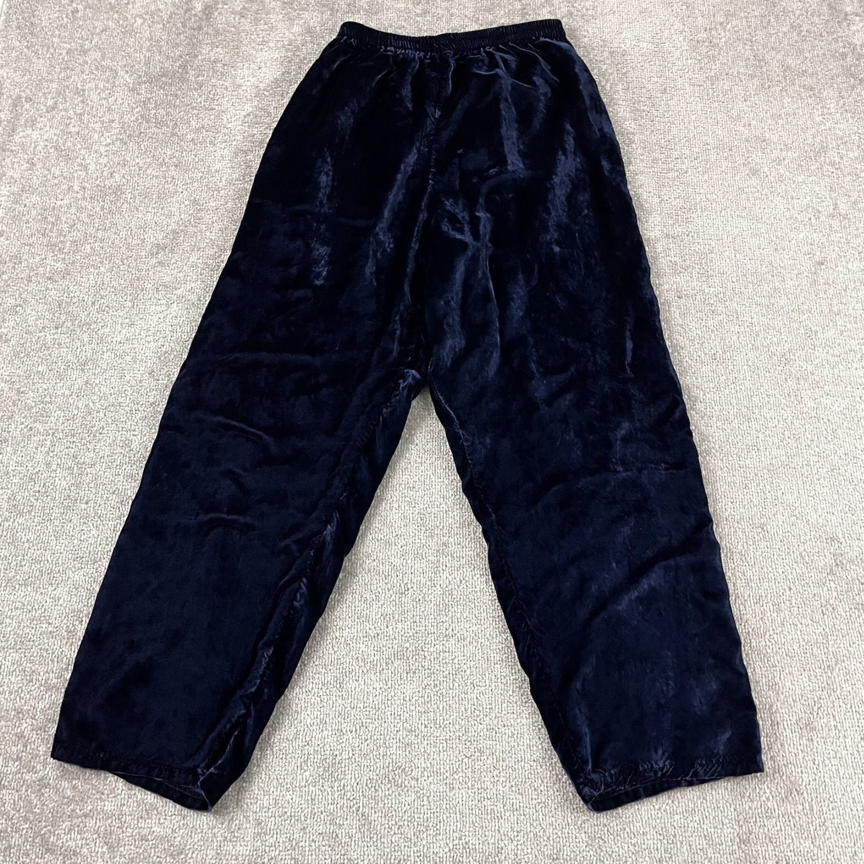 Vintage VINTAGE Louis Simon La Libellule Pants Women’s Small Blue 100% Silk Lounge Pant Summer Formal Classic Slim Fit Men/Women? Size 28" / US 6 / IT 42 - 7 Thumbnail