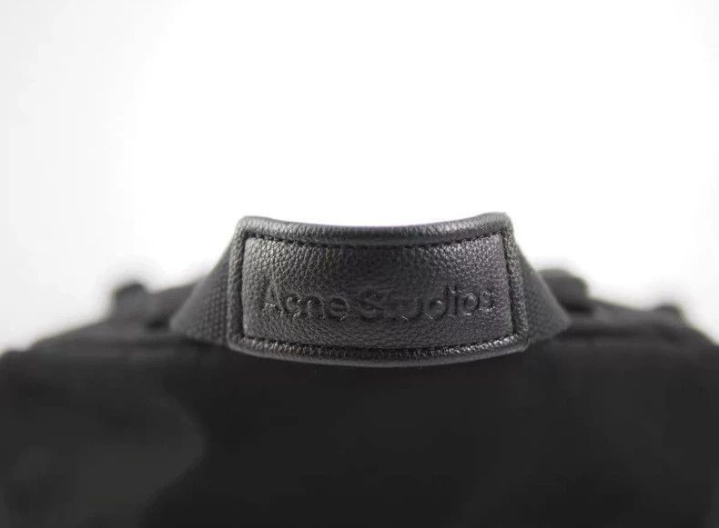 Acne Studios Acne Studios Leather Trimmed Canvas Backpack-2508 Size ONE SIZE - 5 Thumbnail