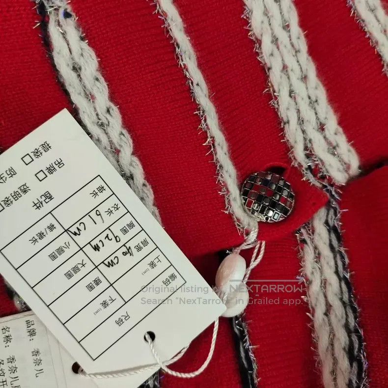 Chanel Chanel Roof series red striped cardigan coat Size XS / US 0-2 / IT 36-38 - 5 Thumbnail