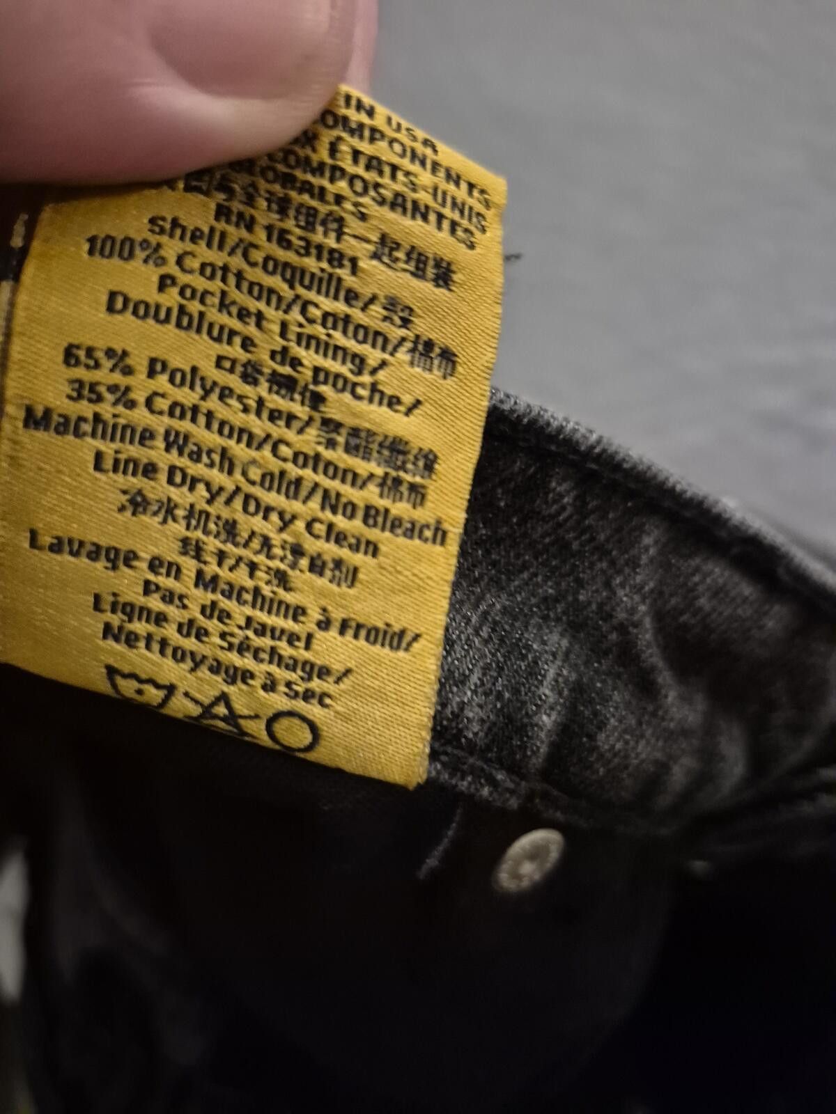 Rhude Rhude Black Denim Jeans Size 31 BNWT Size US 31 - 5 Thumbnail