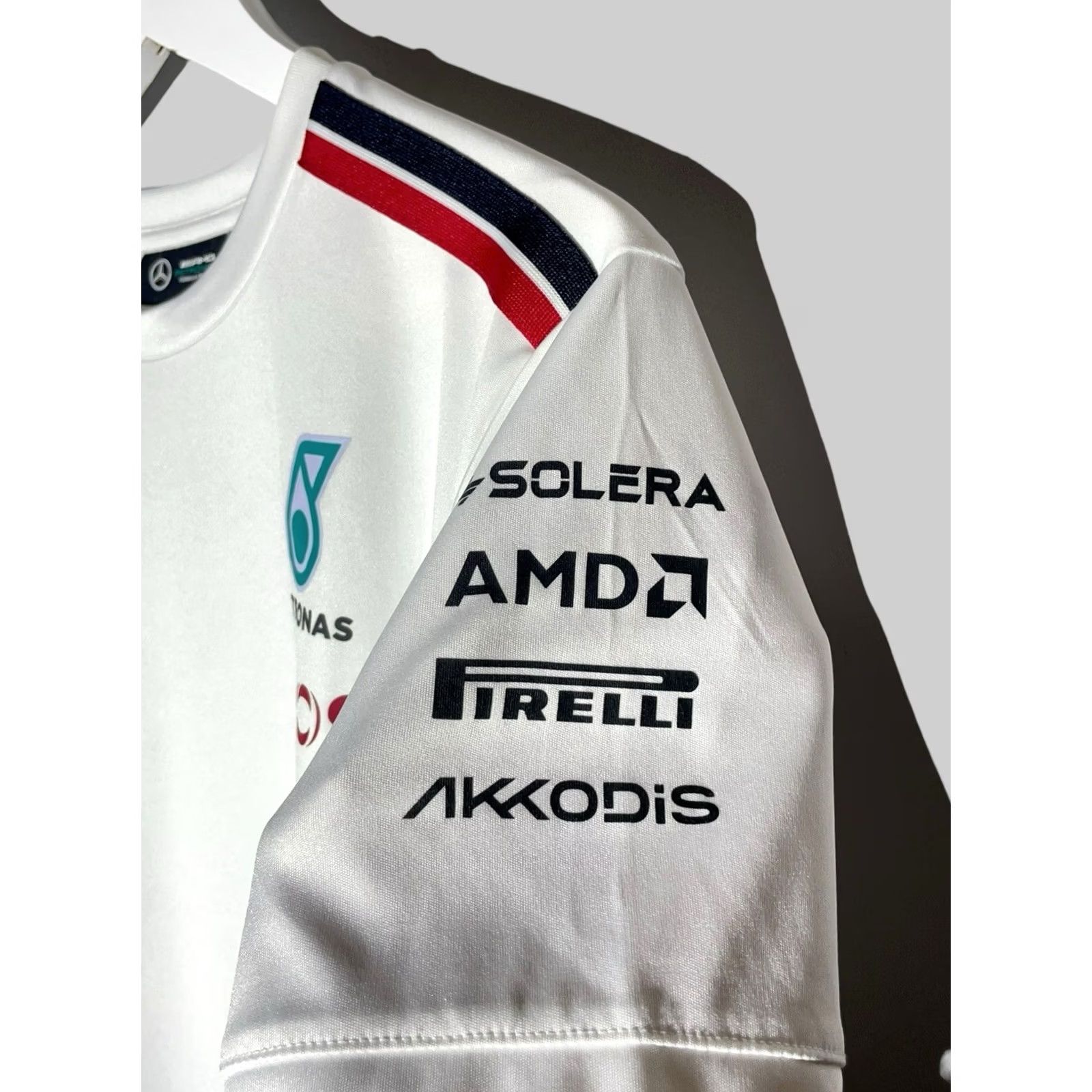 Mercedes-Benz Mercedes AMG Petronas 2023 Mens White Racing T-Shirt Size US M / EU 48-50 / 2 - 6 Thumbnail
