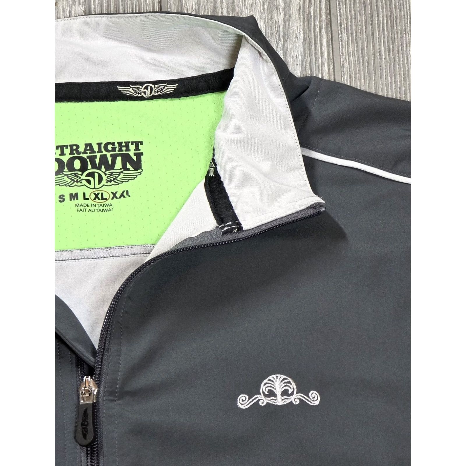 Vintage Straight Down Gray Full Zip Performance Jacket Men's XL-Daniel Island Club Golf Jacket Size US XL / EU 56 / 4 - 4 Thumbnail
