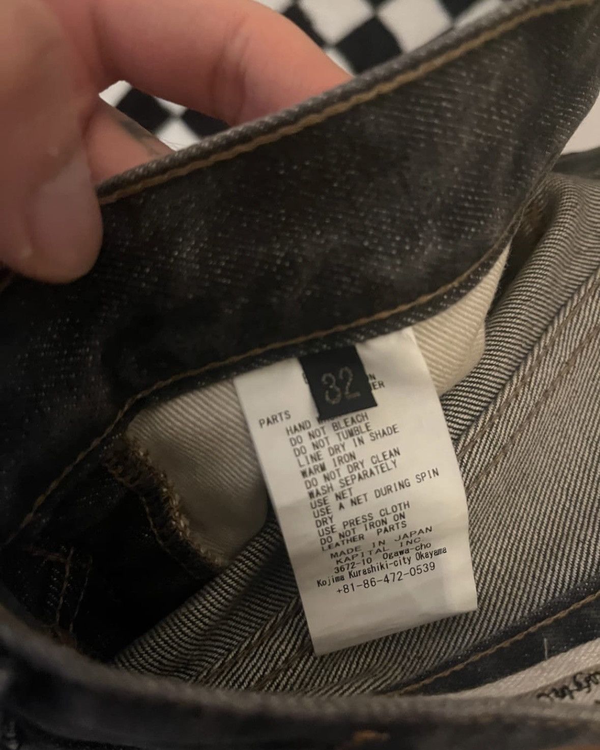 Evisu No.3 Baby Blue Daicock Raw Denim Jean