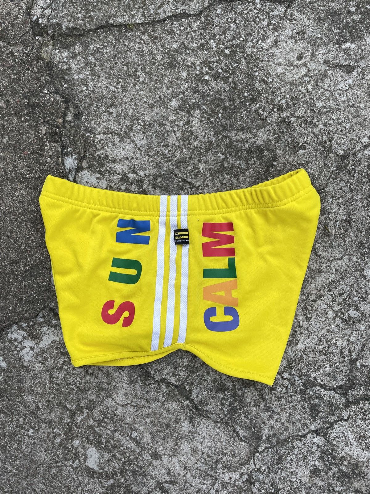 Adidas × Pharrell Vintage Adidas Pharrell Williams Drill Y2K Designer Shorts Size 32" / US 10 / IT 46 - 3 Thumbnail