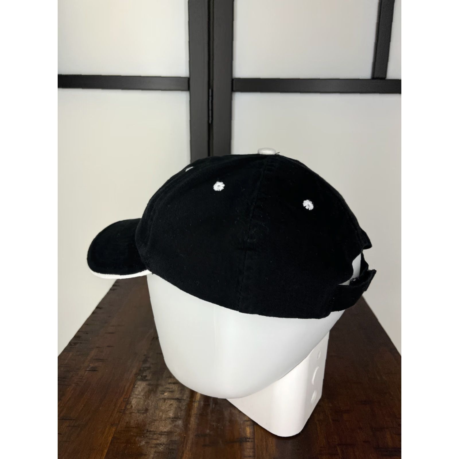 Rainbow VINTAGE HitWear Tampa Baseball Cap Unisex One Size Black Cotton Adjustable Embroidered Logo 90s Mens Womens Size ONE SIZE - 5 Thumbnail