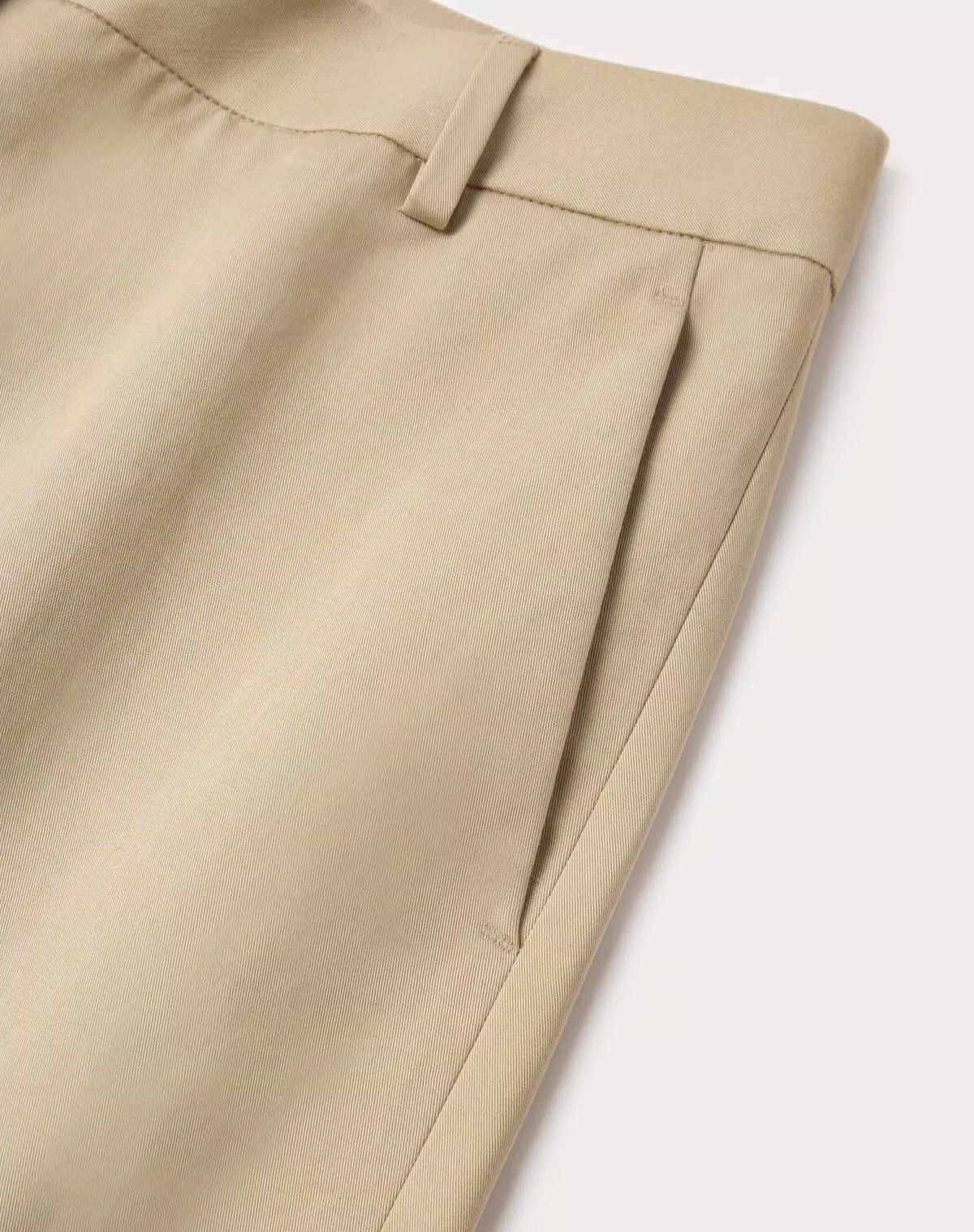Valentino o1s1wg110426 Bermuda Shorts In Diagonal Cotton Linen Beige Size 27" / US 4 / IT 40 - 5 Thumbnail