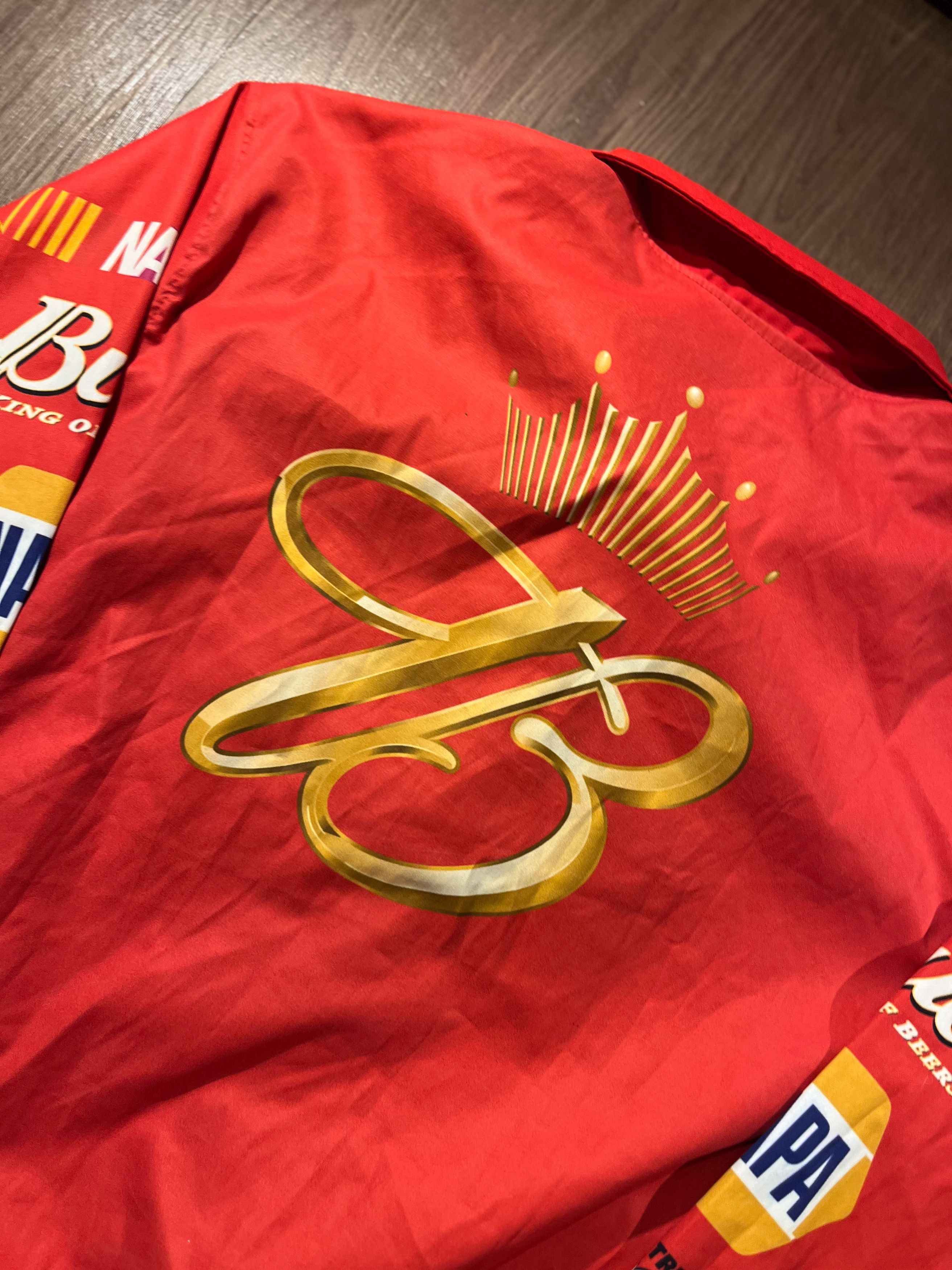 Other NASCAR Budweiser Windbreaker Print Jacket Size US M / EU 48-50 / 2 - 4 Thumbnail