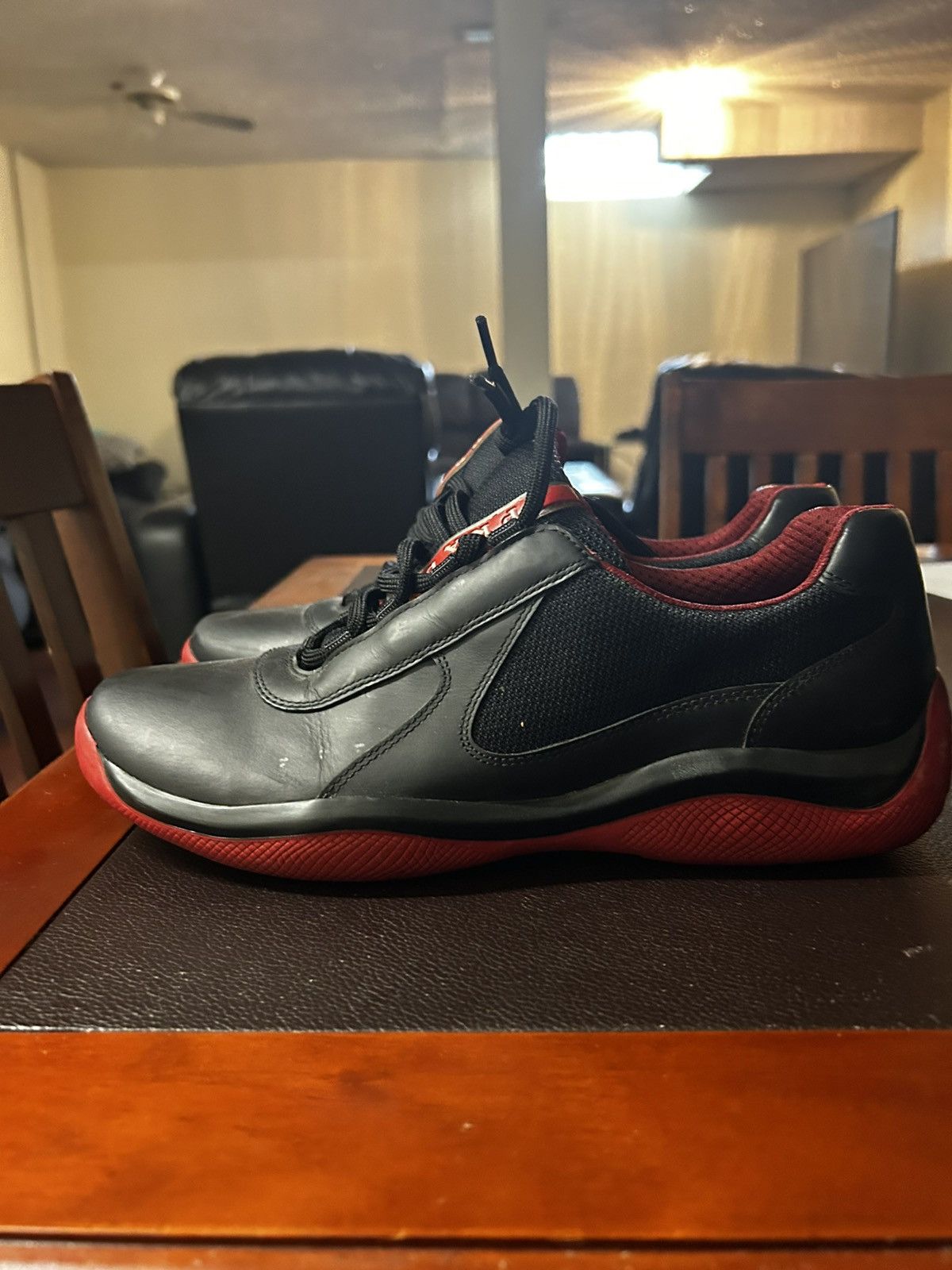 Prada Pradas America’s Cup leather sneakers Size US 9.5 / EU 42-43 - 3 Thumbnail