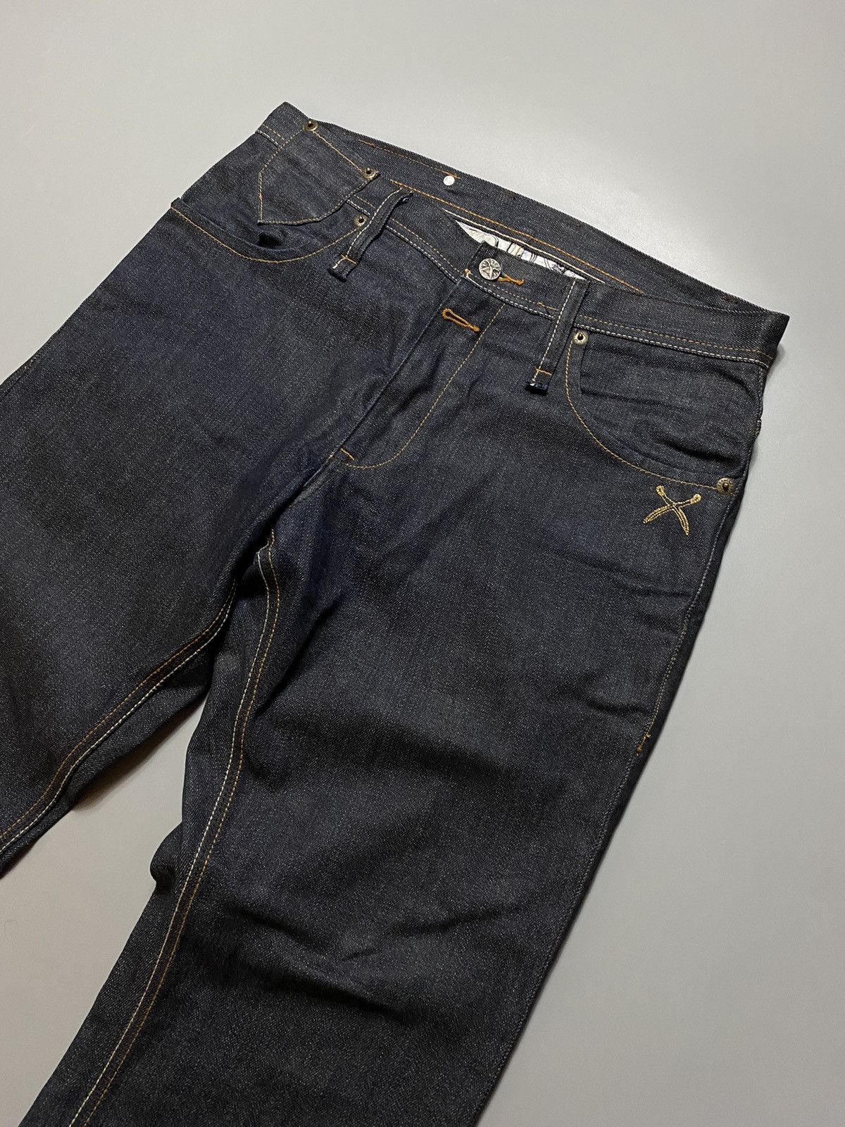 Artful Dodger × Japanese Brand × Vintage Artful Dodger y2k leather elements denim pants Size US 32 / EU 48 - 6 Thumbnail