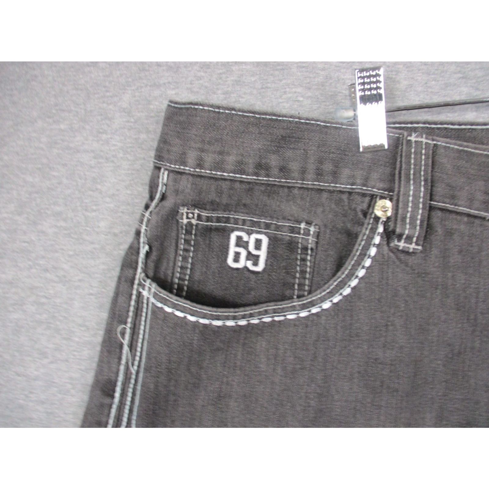 Coogi VINTAGE COOGI Jeans 40 Men's Black Wide Leg Baggy Hip Hop 90s Distressed Jeans Size US 40 / EU 56 - 6 Thumbnail