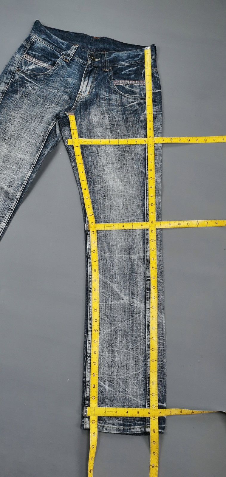 Japanese Brand Slimfit Jeans Size US 30 / EU 46 - 9 Thumbnail