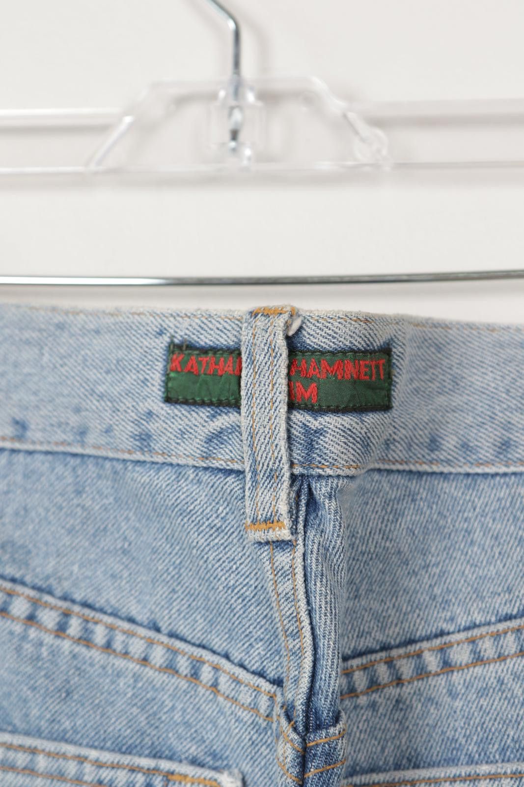 Katharine Hamnett London 90's Katharine Hamnett Light Wash Taper Jeans Size 29" - 5 Thumbnail