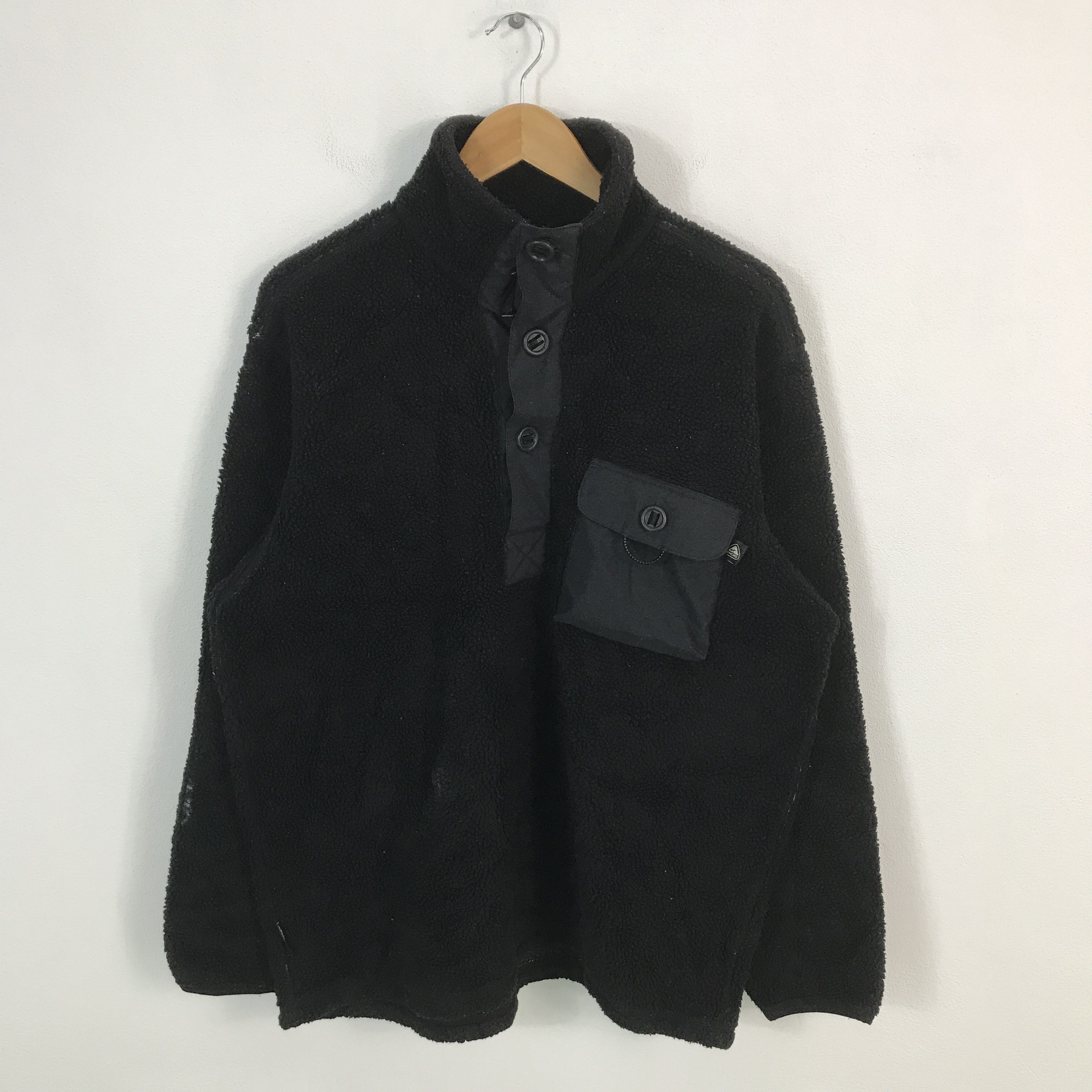 Nike × Nike ACG 2000s Nike acg fleece sherpa single pocket jacket Size US XL / EU 56 / 4 - 1 Thumbnail
