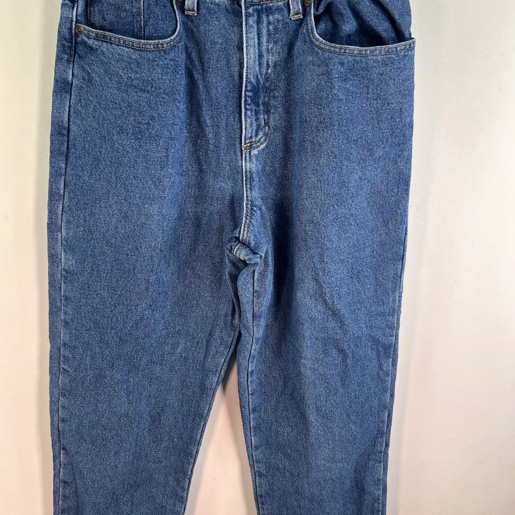 Vintage VINTAGE L.L. Bean Women's Denim Jeans Size 8 Relaxed Fit High Rise Blue 30x30 Straight Leg Size 30" / US 8 / IT 44 - 3 Thumbnail