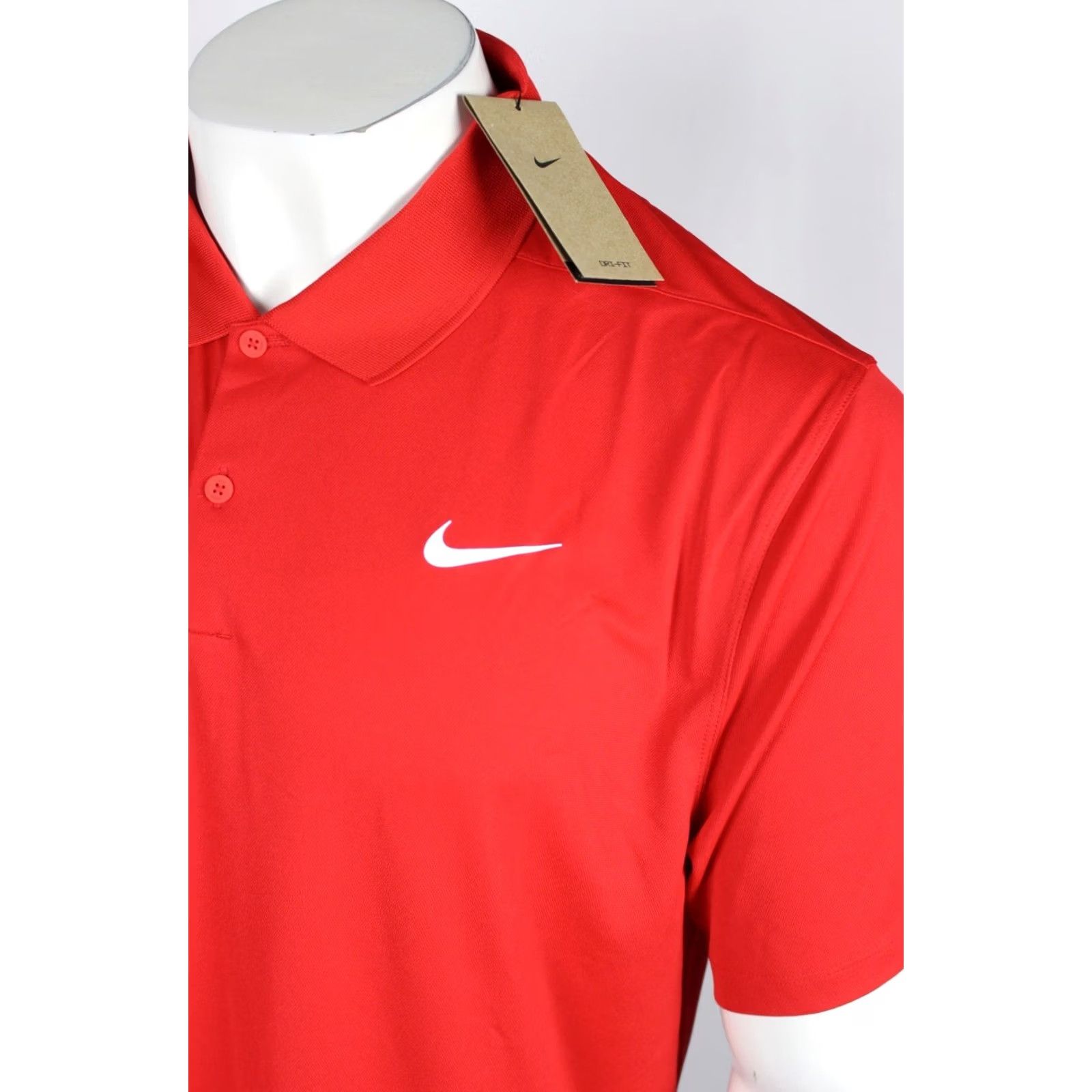 Nike Nike Dri Fit Polo Shirt Red XL Men’s Short Sleeve Logo DH0822 657 Size US XL / EU 56 / 4 - 4 Thumbnail