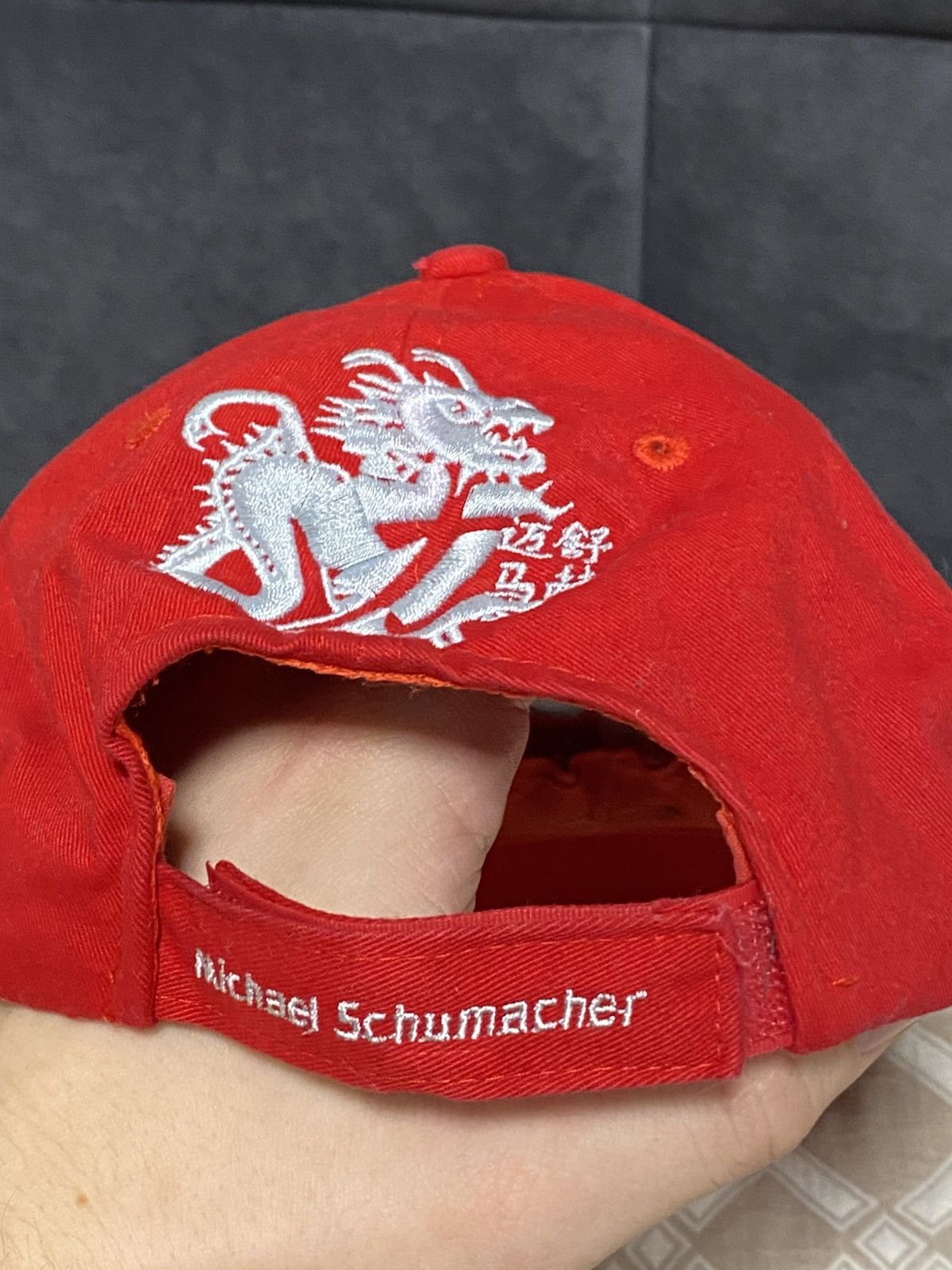 Ferrari × Vintage Ferrari F1 World Champion Michael Schumacher Red Cap Size ONE SIZE - 7 Thumbnail